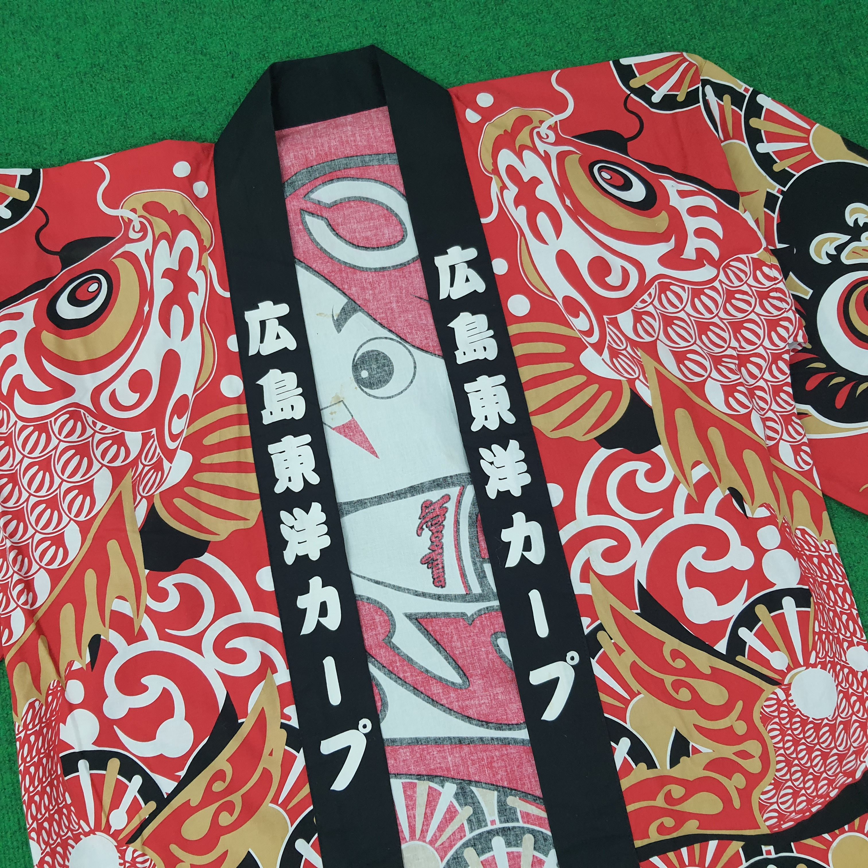 Japanese Brand Vintage Hiroshima Toyo Carp Baseball Happi Jacket C255N19 Size US XL / EU 56 / 4 - 4 Thumbnail