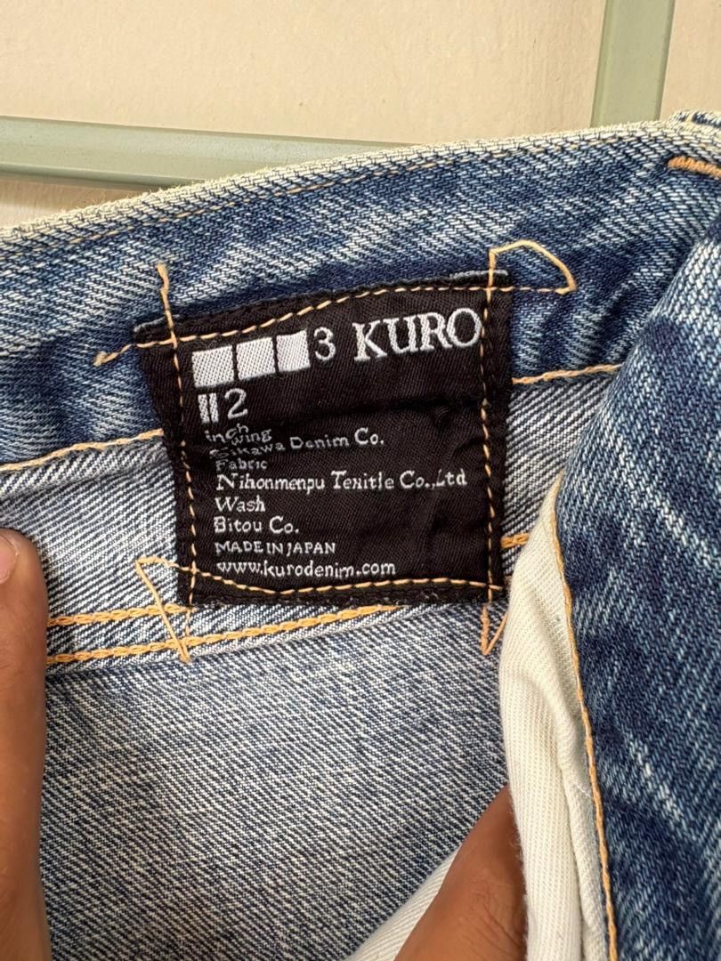 Japanese Brand VTG KuroDenim Selvedge Distressed Rare Selvedge Japan Denim Size US 34 / EU 50 - 14 Thumbnail