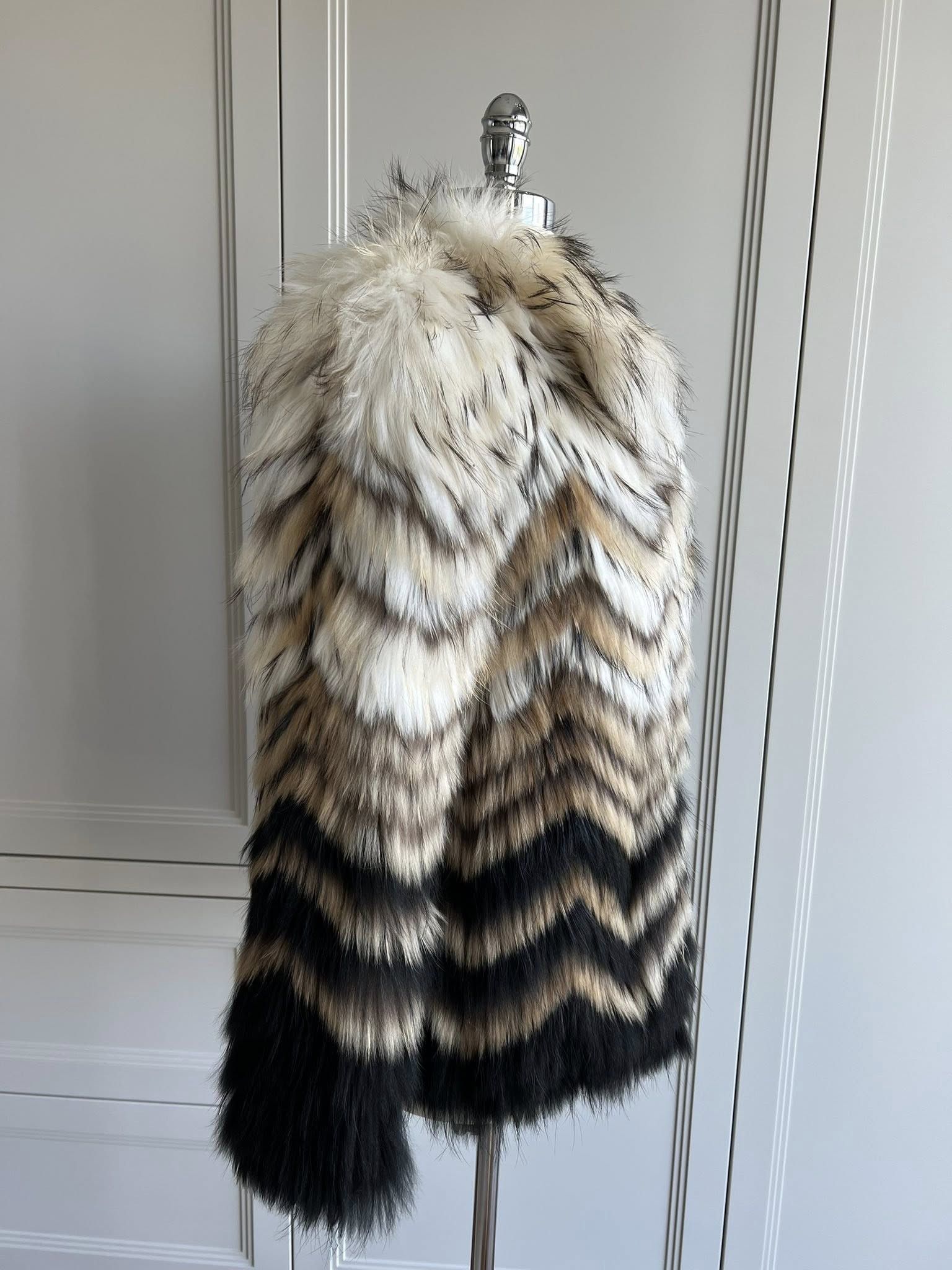 Theory Theory Cassius Tersk Racoon fur Size S / US 4 / IT 40 - 2 Thumbnail