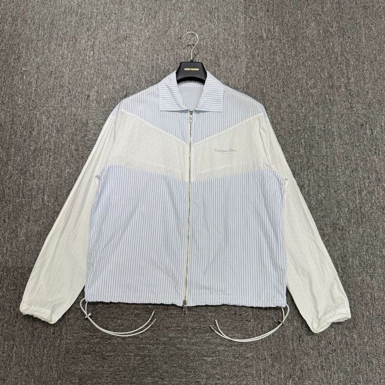 Dior Monogram Stripe Patchwork Jacket-2508