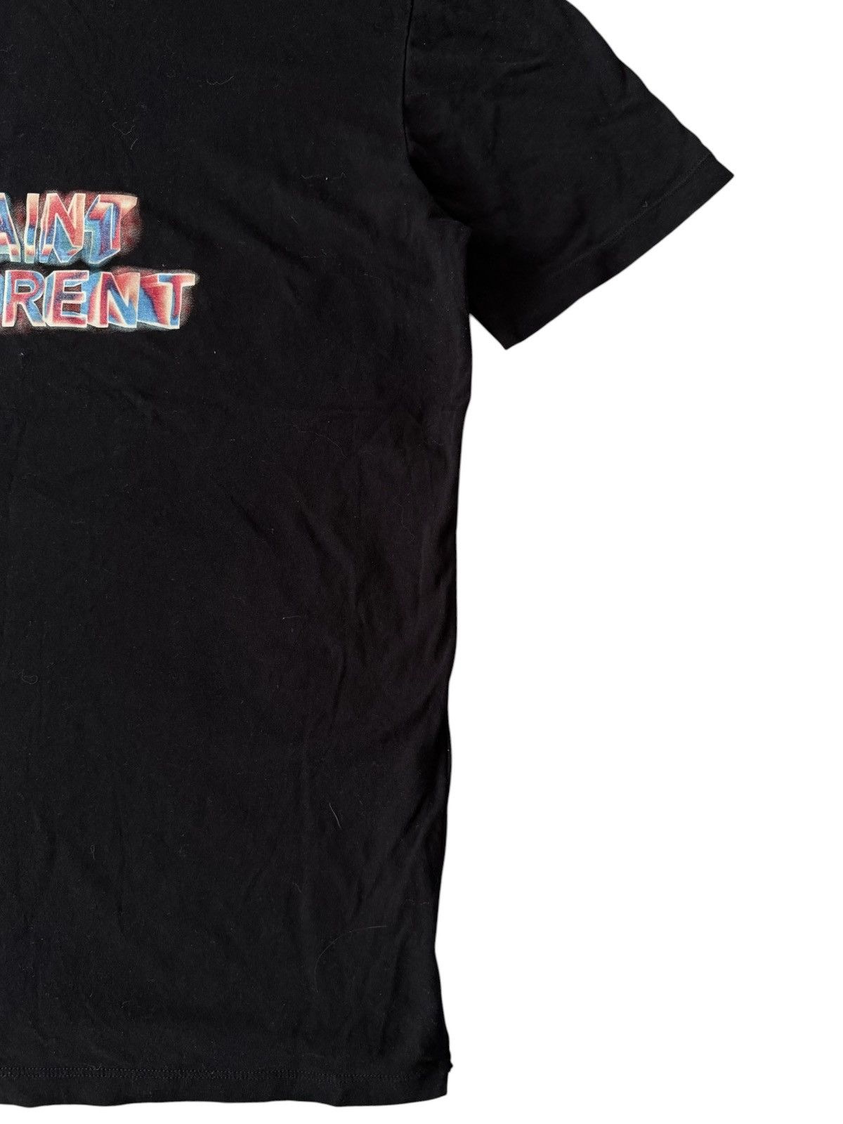 Saint Laurent Paris Saint Laurent Paris Logi T-Shirt Size US XS / EU 42 / 0 - 5 Thumbnail