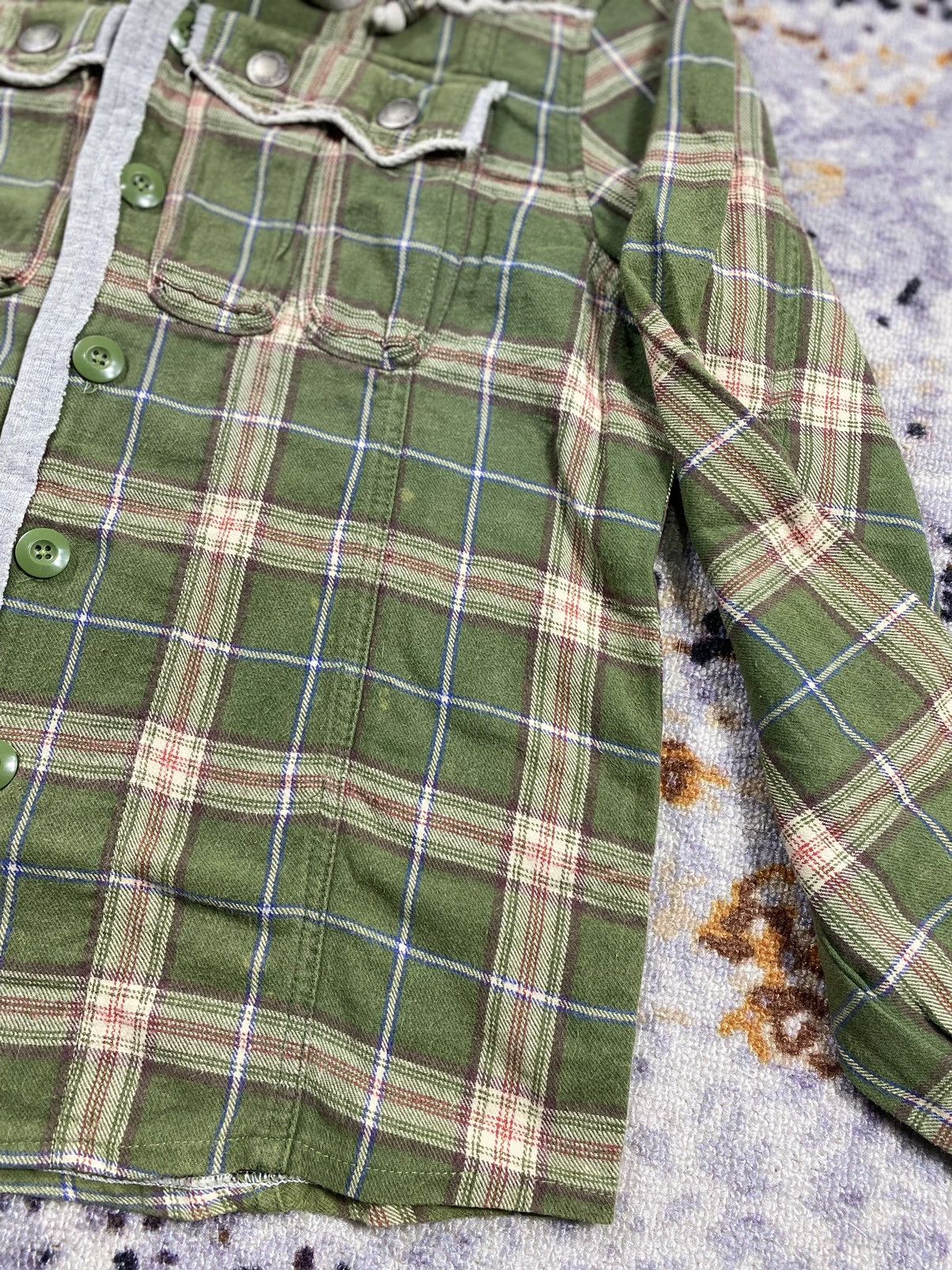 Japanese Brand Edwin Fur Flannel Hoodie ifsixlgb Style Size US M / EU 48-50 / 2 - 4 Thumbnail