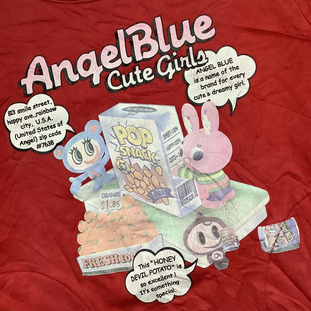 Angel Blue × Hysteric Glamour Vintage Angel Blue Sweatshirts Y2K Size US L / EU 52-54 / 3 - 4 Thumbnail