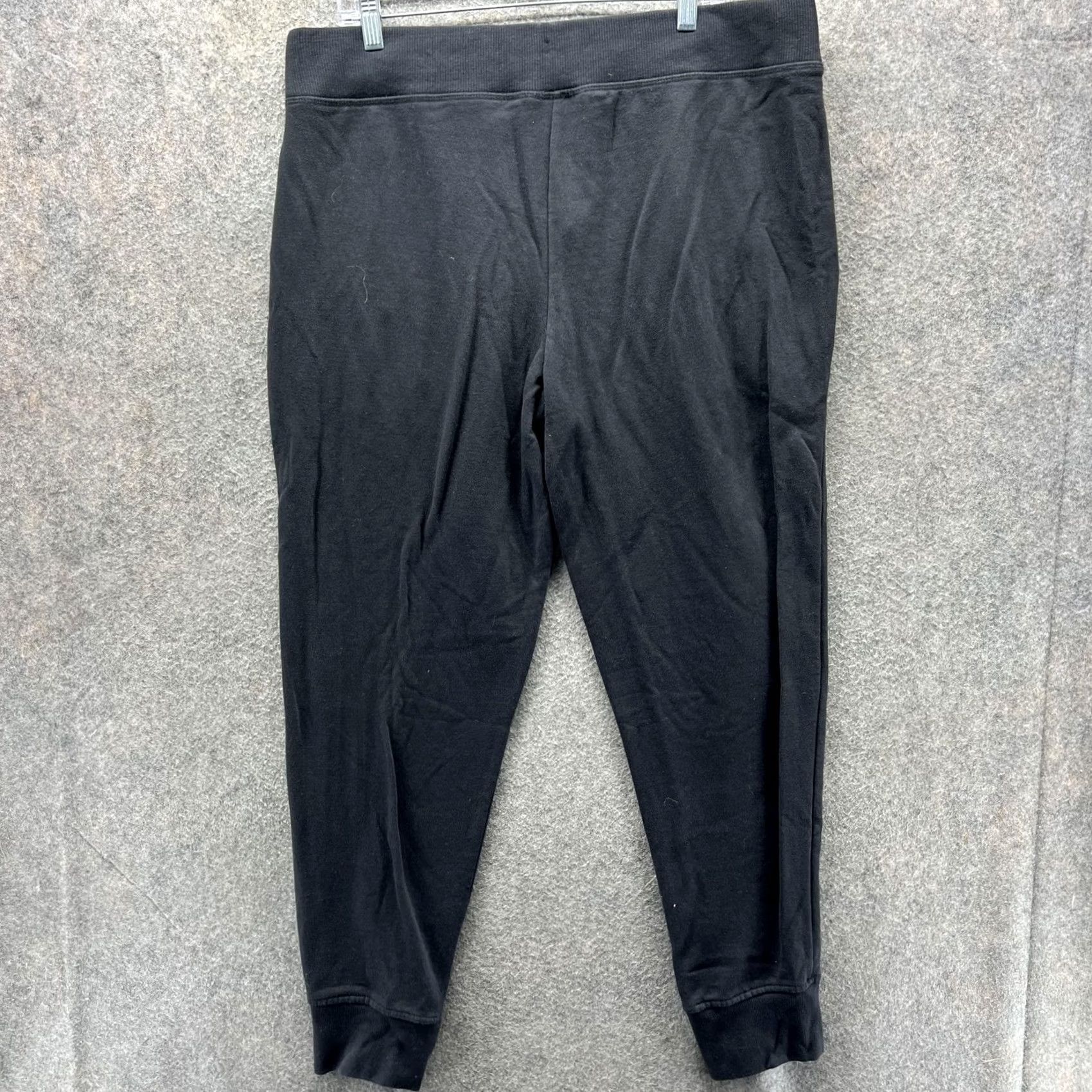 Champion VINTAGE? No. Champion Sweatpants Mens XL Black Joggers Fleece Lined Athletic Lounge Pants Size US 36 / EU 52 - 2 Thumbnail