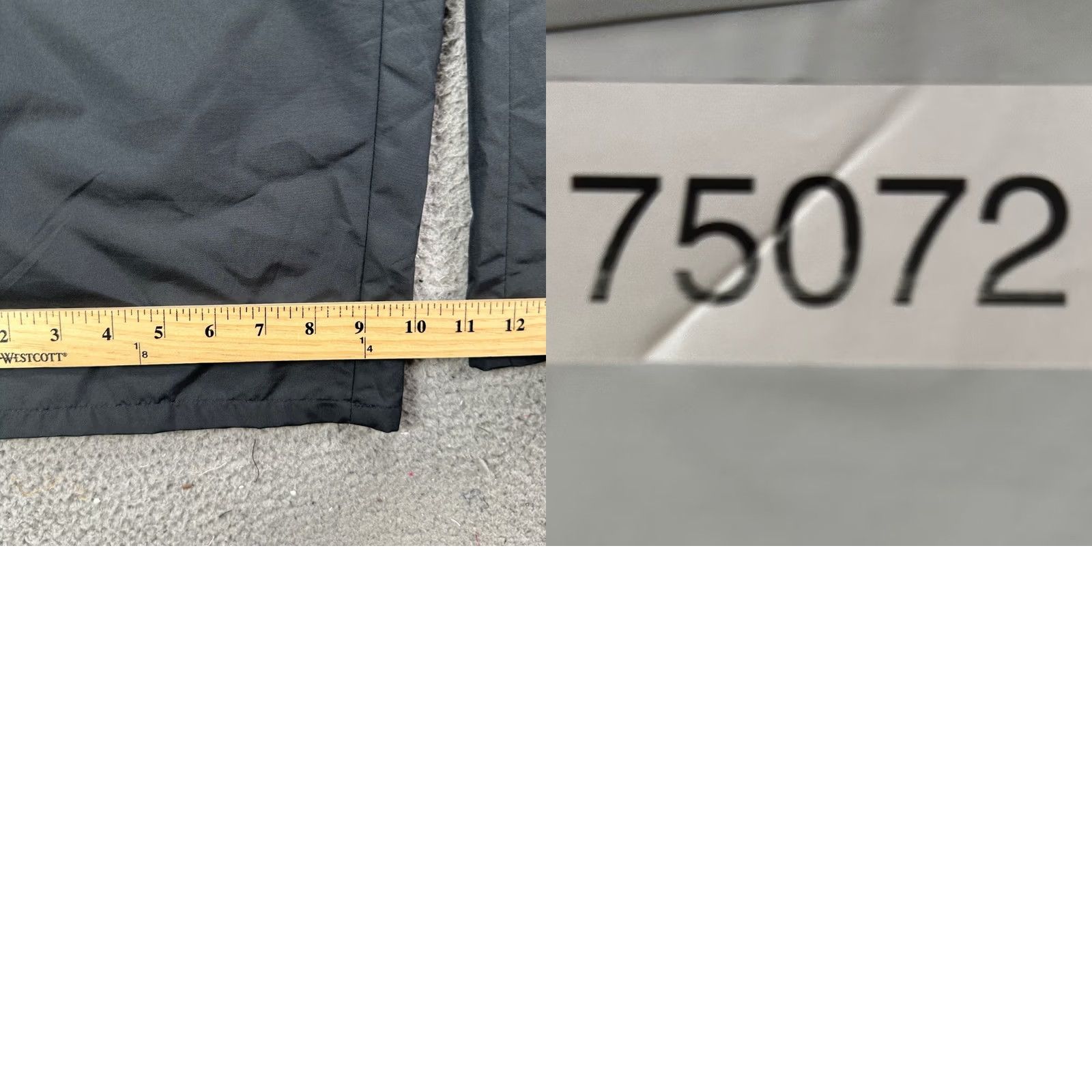 Gap GAP Mens Windpants Windbreaker Pants 34X32 Dark Grey Wind Rain Resistant Outdoor Pockets NEW Size US 34 / EU 50 - 8 Thumbnail