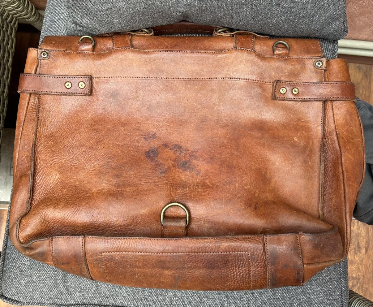 Handmade × Officine Creative Officine Creative Leather Briefcase Messenger (Much Worn) Size ONE SIZE - 2 Thumbnail
