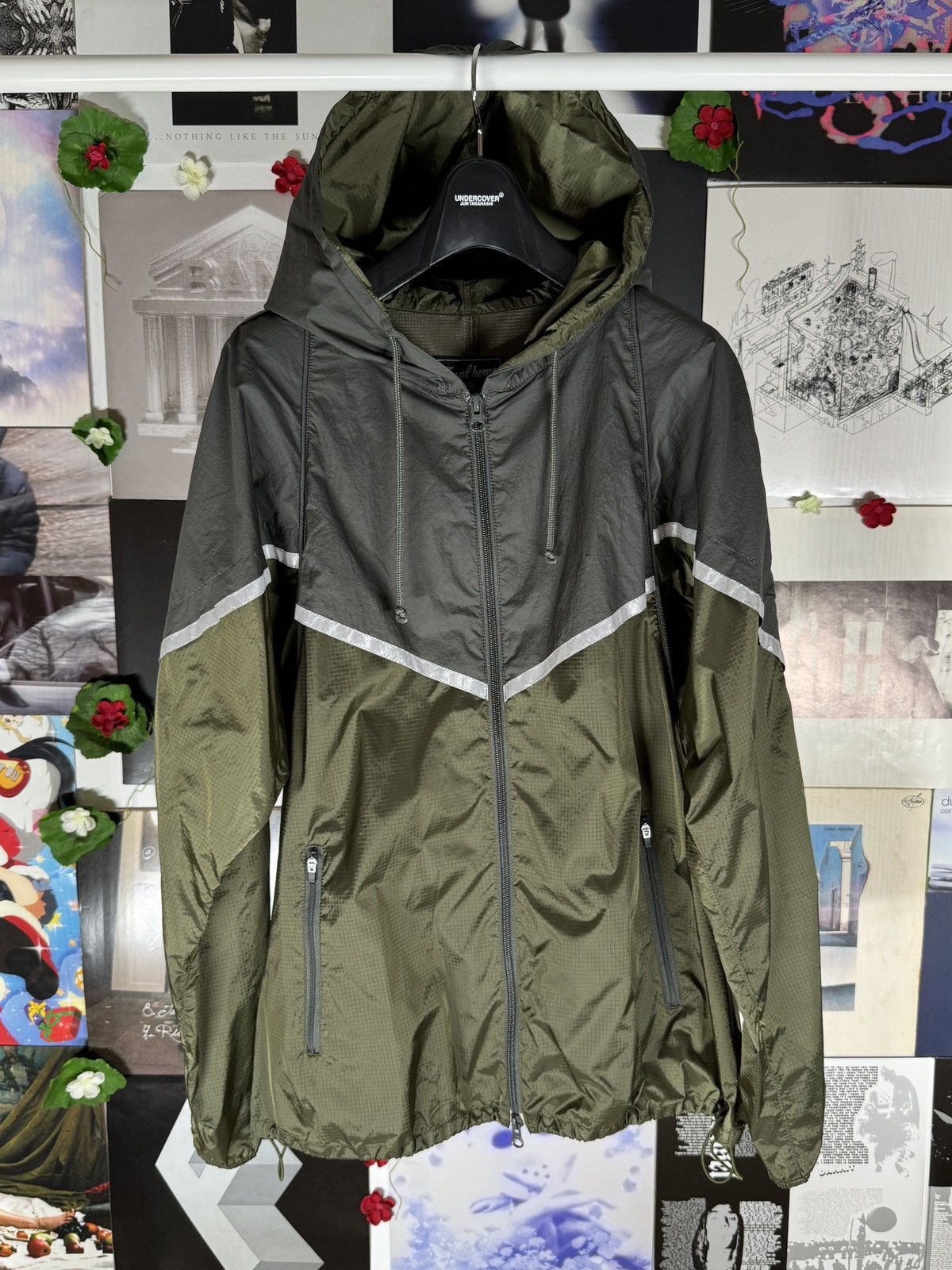 2000s by Kosuke Tsumura Two-Tone Windbreaker Jacket