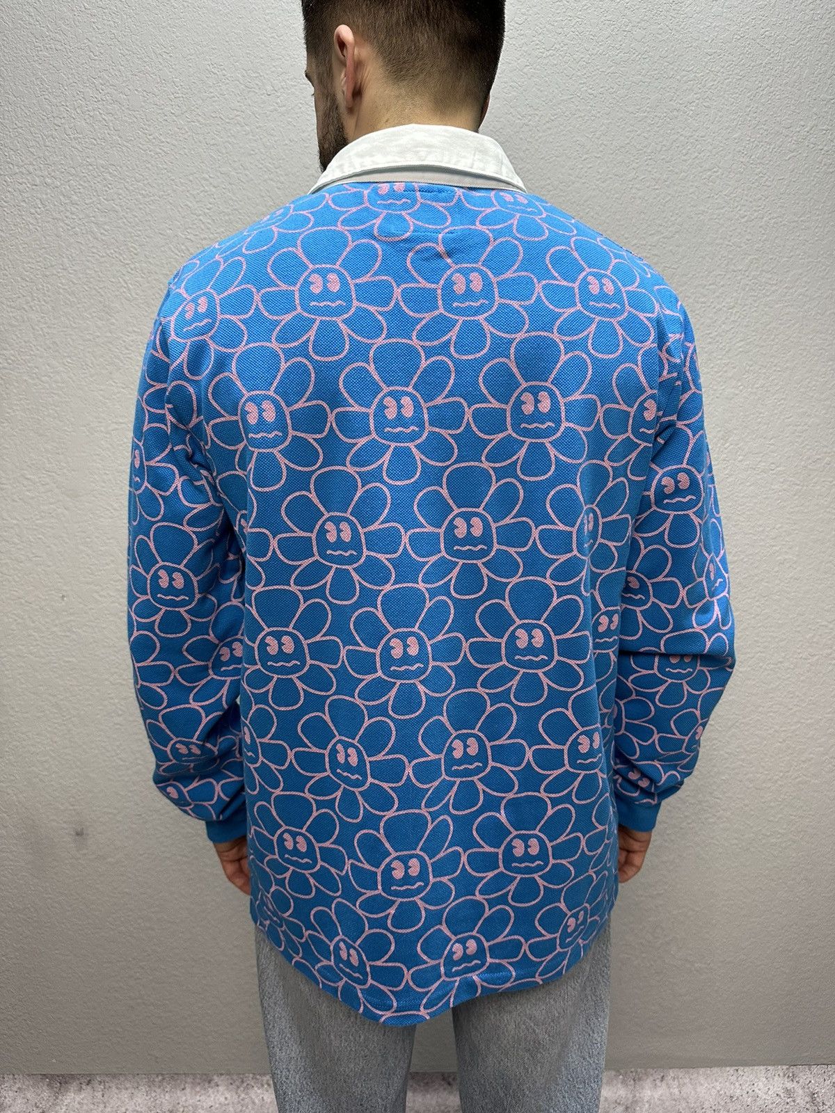 A.LAB × Vintage Vintage A Lab Skateboarding Rugby Long Sleeve Smile Logo Size US L / EU 52-54 / 3 - 7 Thumbnail