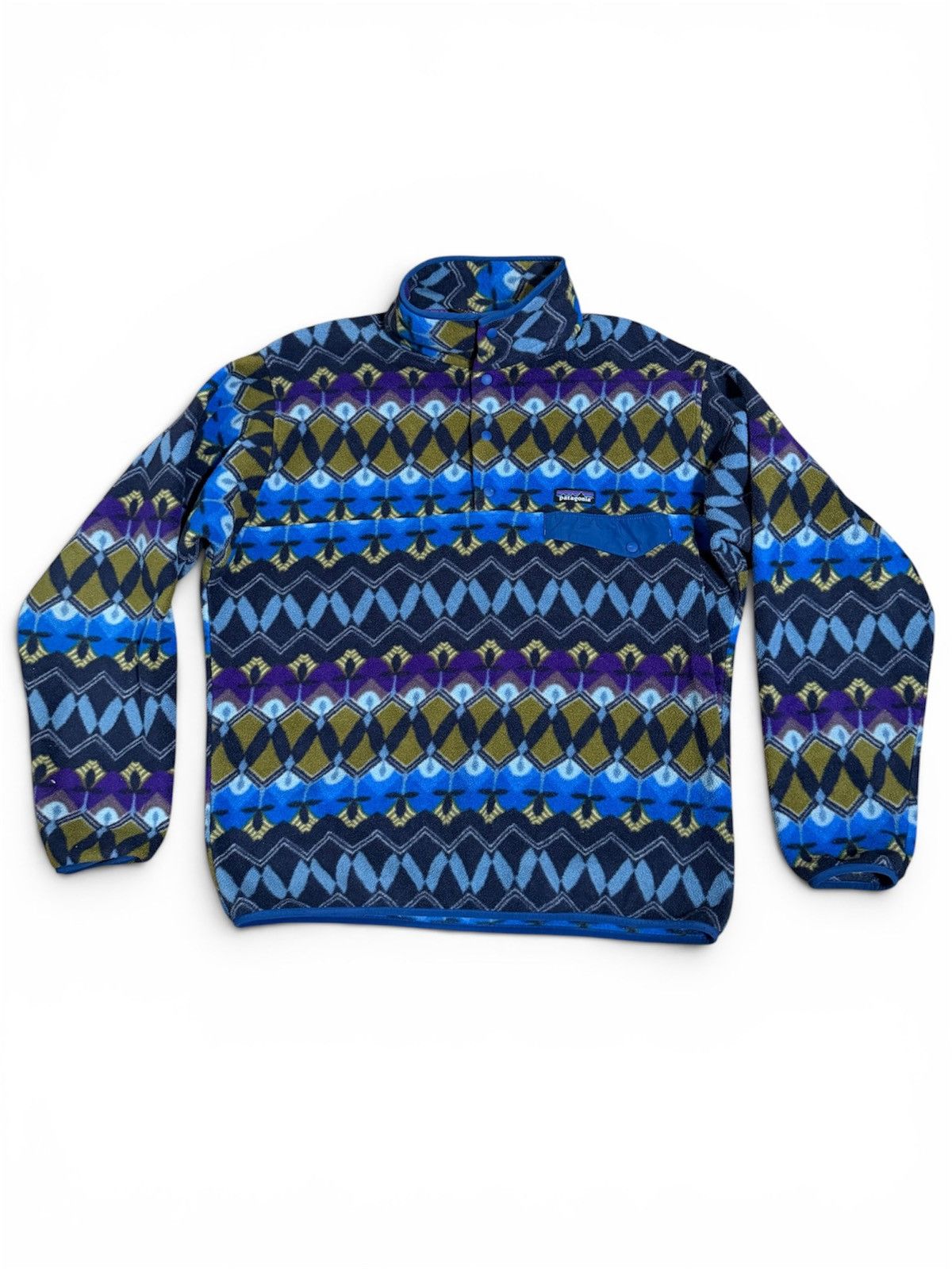 Patagonia 🔥Patagonia Aztec Synchilla Printed Snap T Fleece Pullover Size US L / EU 52-54 / 3 - 1 Thumbnail