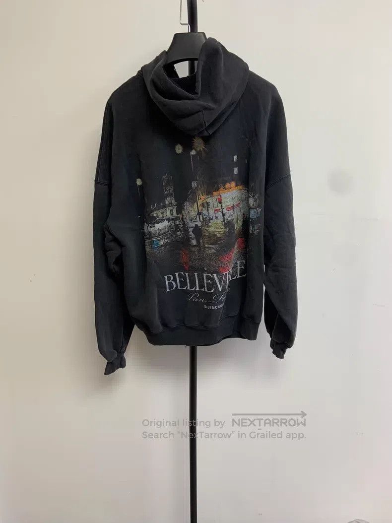 Balenciaga Balenciaga Printed Hooded Loose Fit Long Sleeve Jacket Size M / US 6-8 / IT 42-44 - 1 Thumbnail