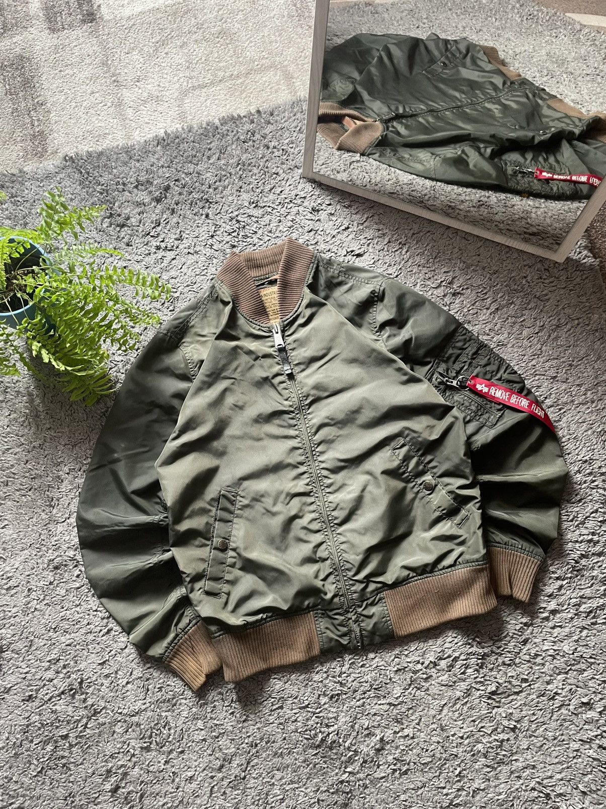 Alpha Industries × Vintage 00s Alpha Industries Streetwear Vintage Military Logo Rare Size US M / EU 48-50 / 2 - 2 Thumbnail