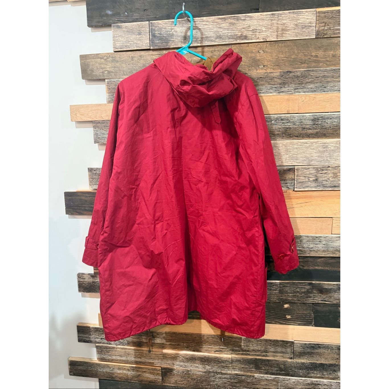 Guru Gudrun Sjoden red coat jacket zip pockets boho lagenlook siz Size M / US 6-8 / IT 42-44 - 2 Thumbnail