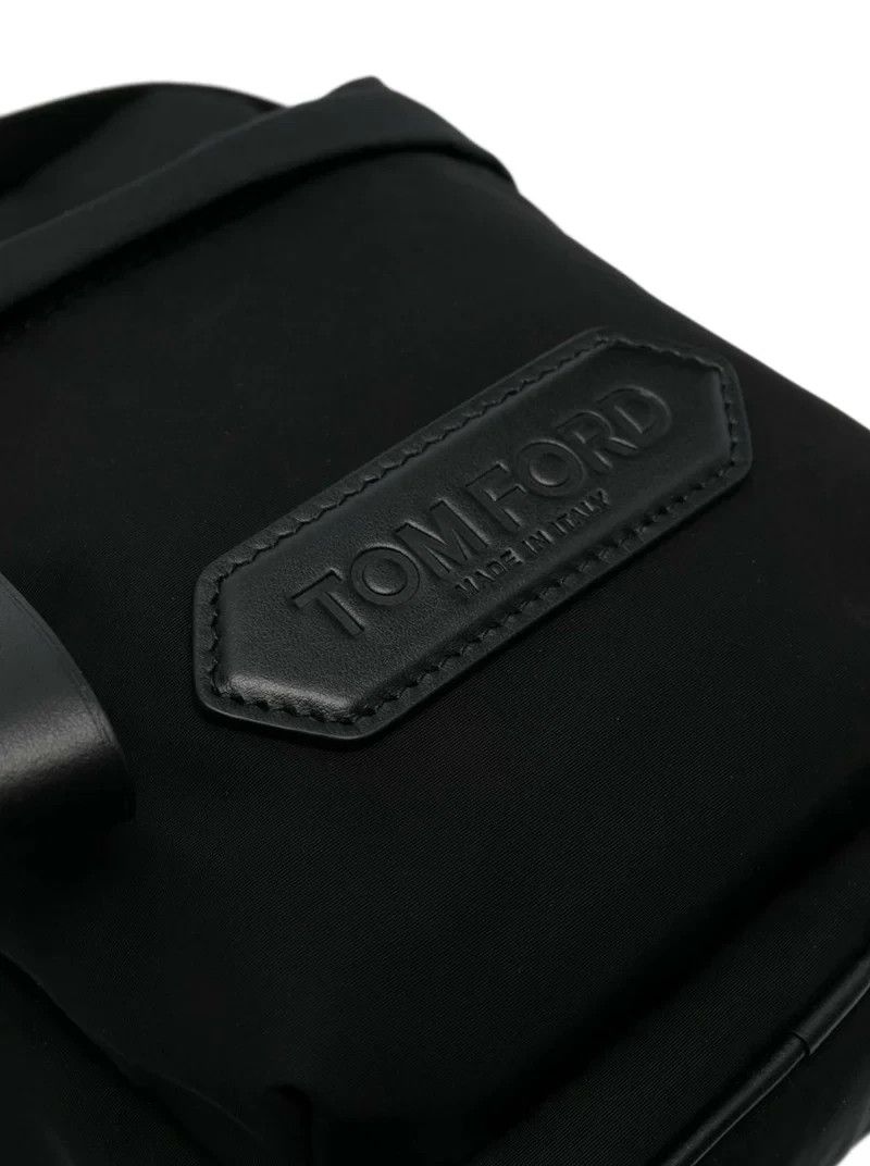 Tom Ford TOM FORD Black Polyester Mini Messenger Bag New & Authentic Size ONE SIZE - 3 Thumbnail
