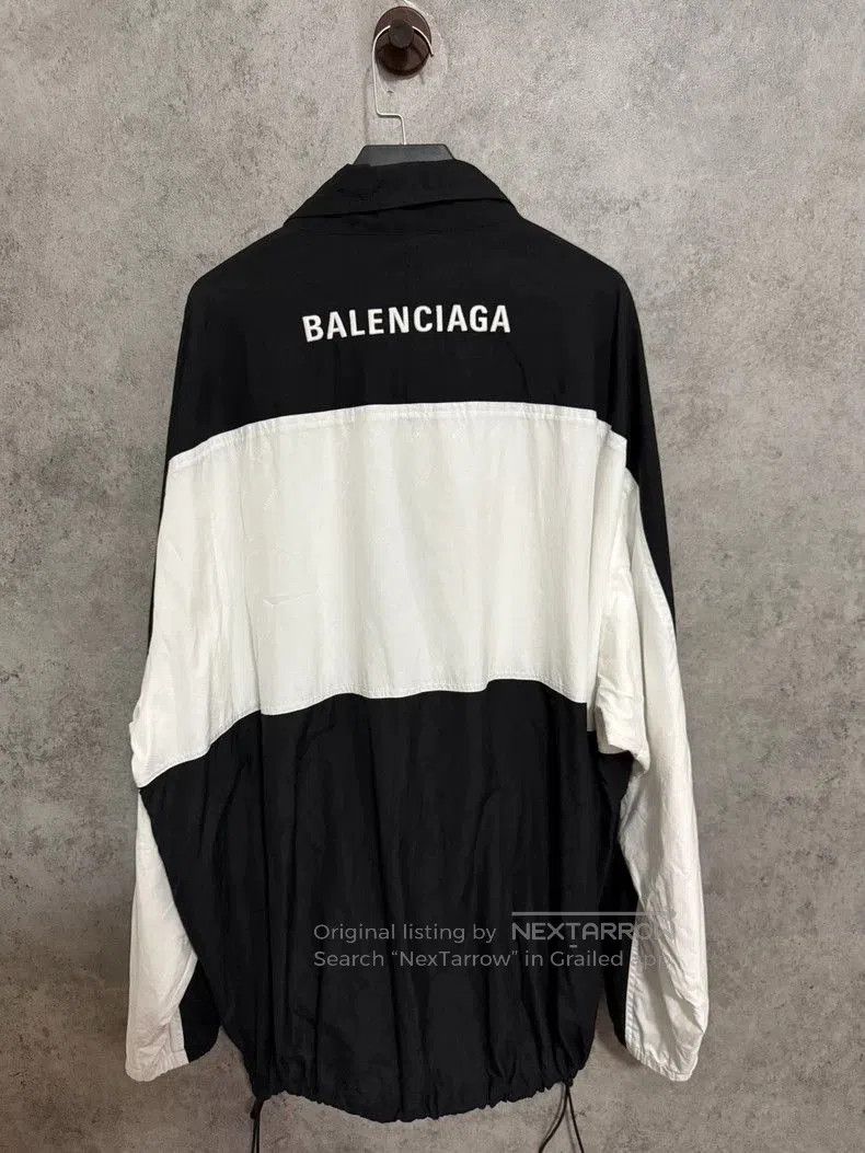 Balenciaga Balenciaga Logo Embroidered Black and White Jacket. Size US S / EU 44-46 / 1 - 6 Thumbnail