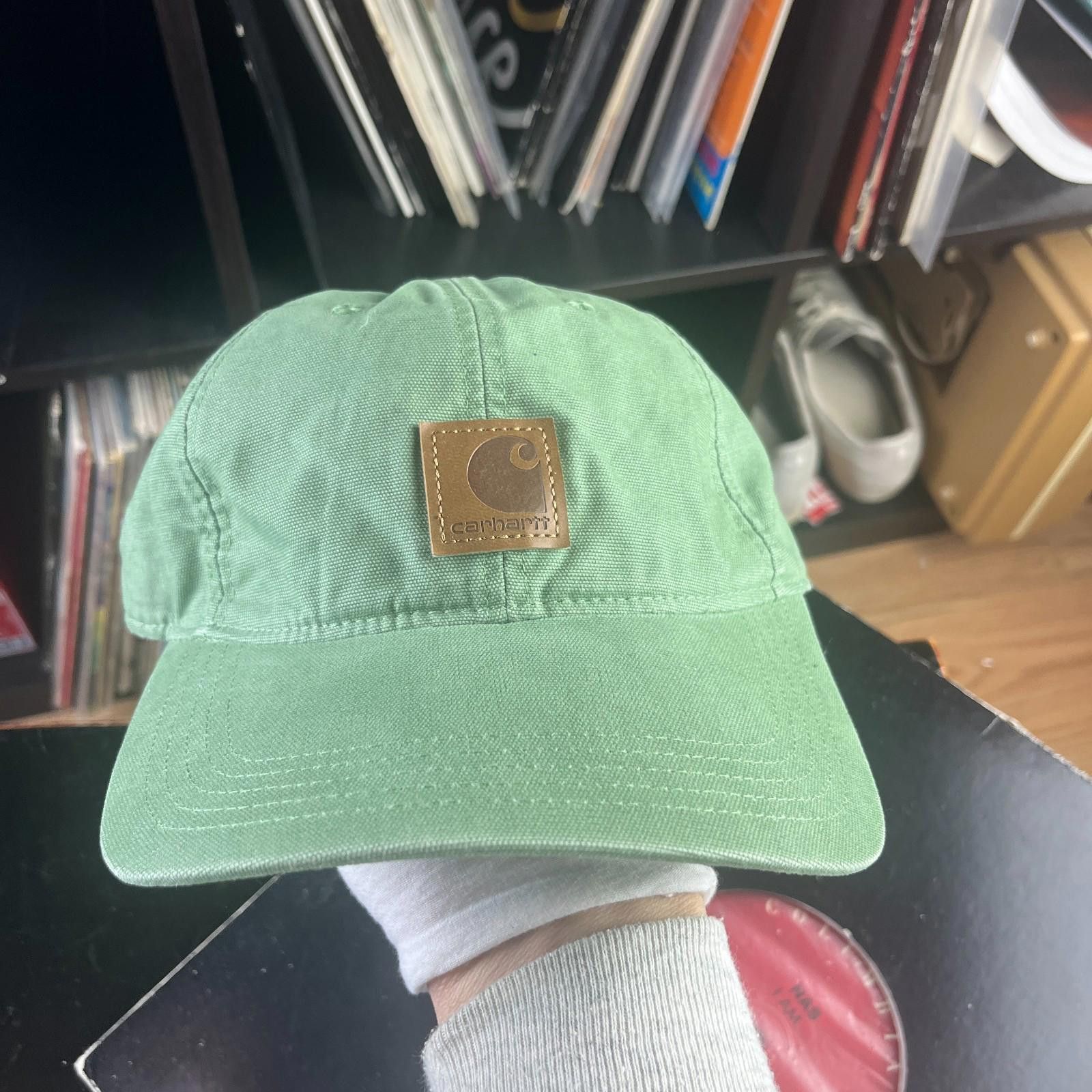 Carhartt Carhartt Patch Logo Strapback Hat Green Size ONE SIZE - 1 Thumbnail