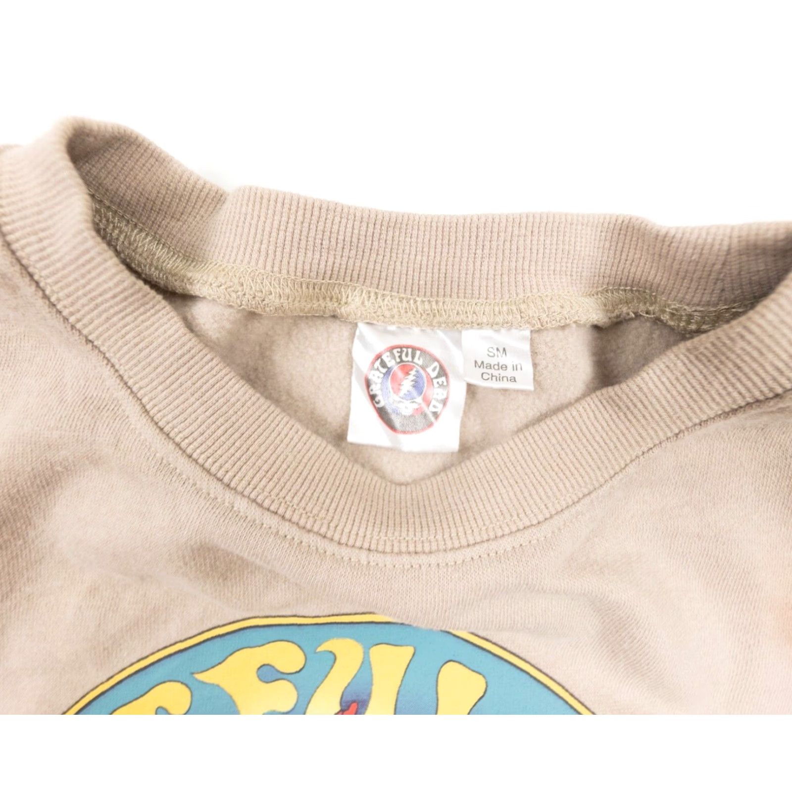 Vintage Grateful Dead Sweatshirt Adult Small Crew Neck Band Pullover Lightweight Cotton Polyester Fleece Size US S / EU 44-46 / 1 - 4 Thumbnail