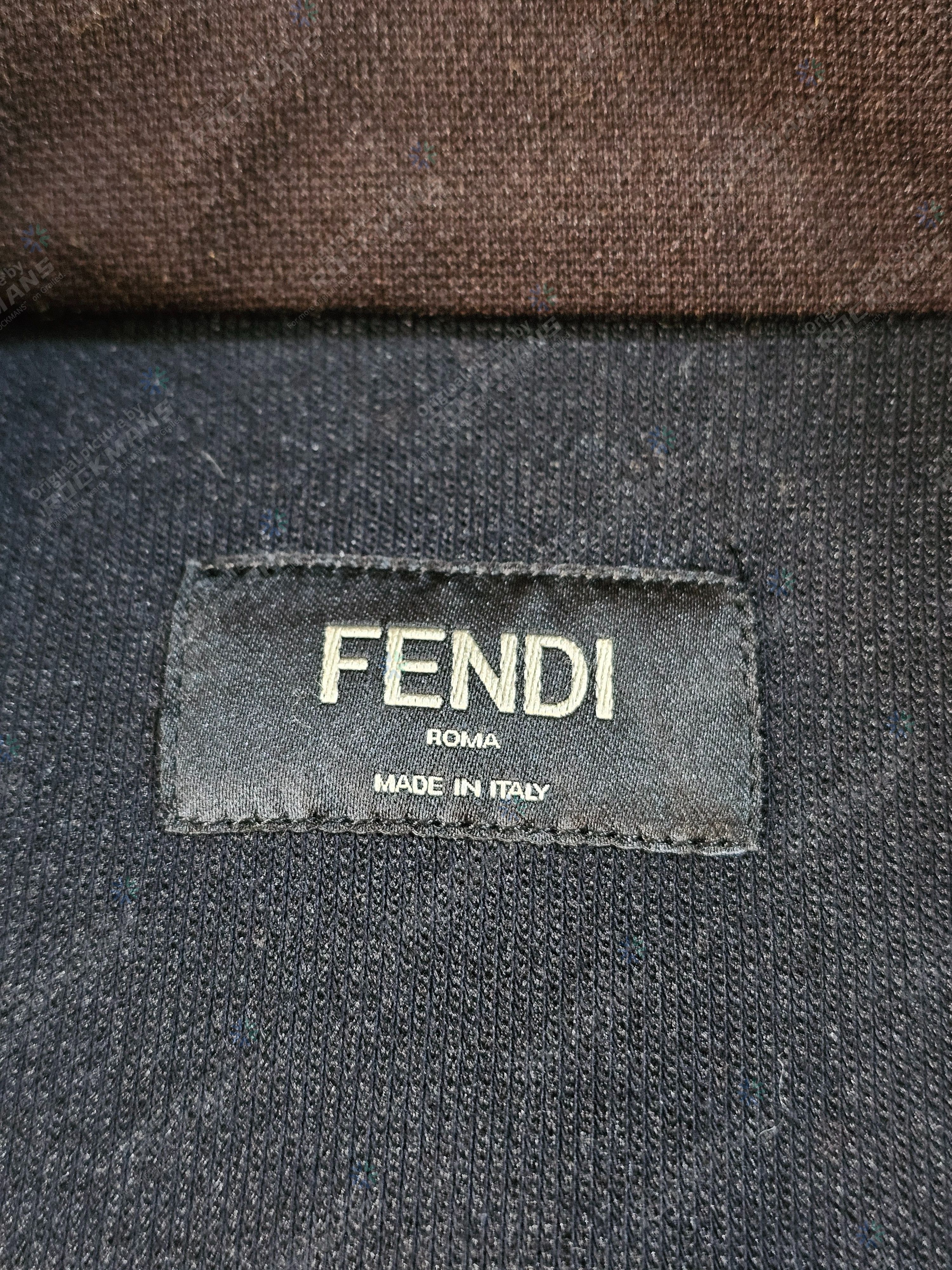 Fendi Fendi Kenya Barris Brown Knit Track Jacket Size L Size US L / EU 52-54 / 3 - 4 Thumbnail