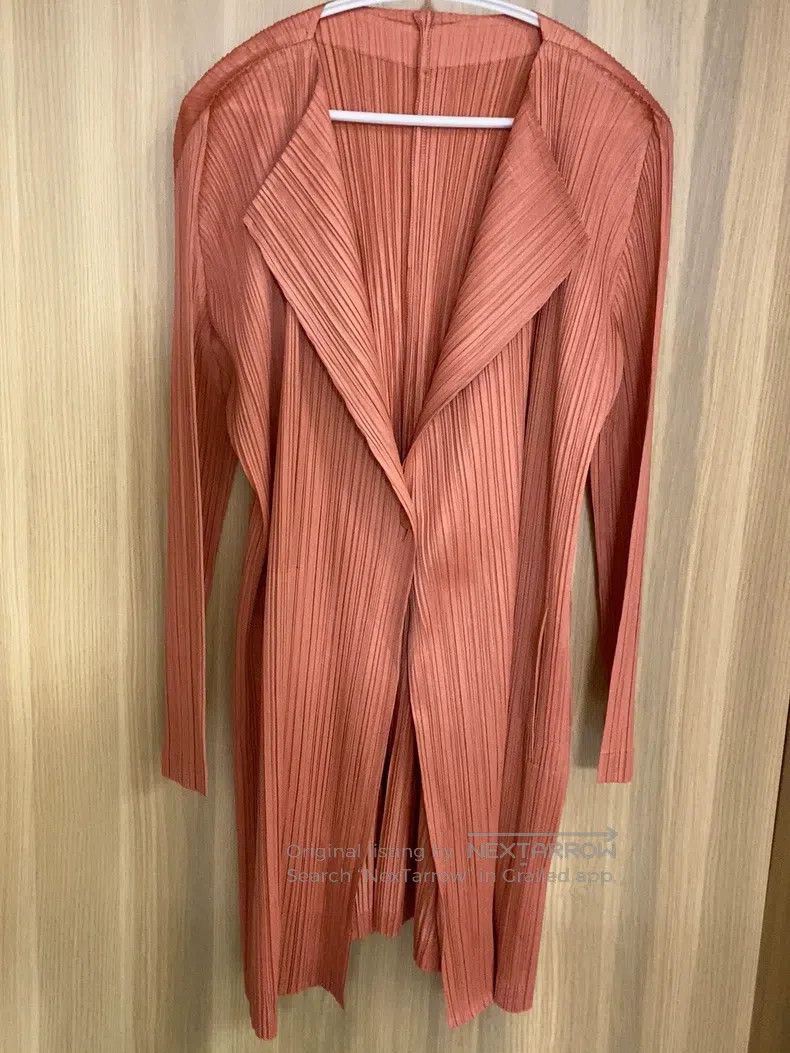Issey Miyake Issey Miyake Pink Coat Size L / US 10 / IT 46 - 5 Thumbnail