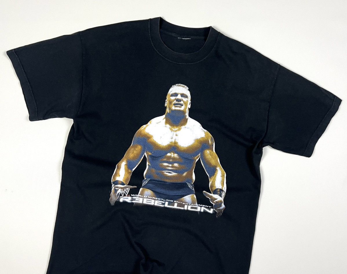 Vintage × WWE × WWF Vintage WWE Brock Lesnar European Tour 2002 WWE T Shirt M/L Size US M / EU 48-50 / 2 - 3 Thumbnail