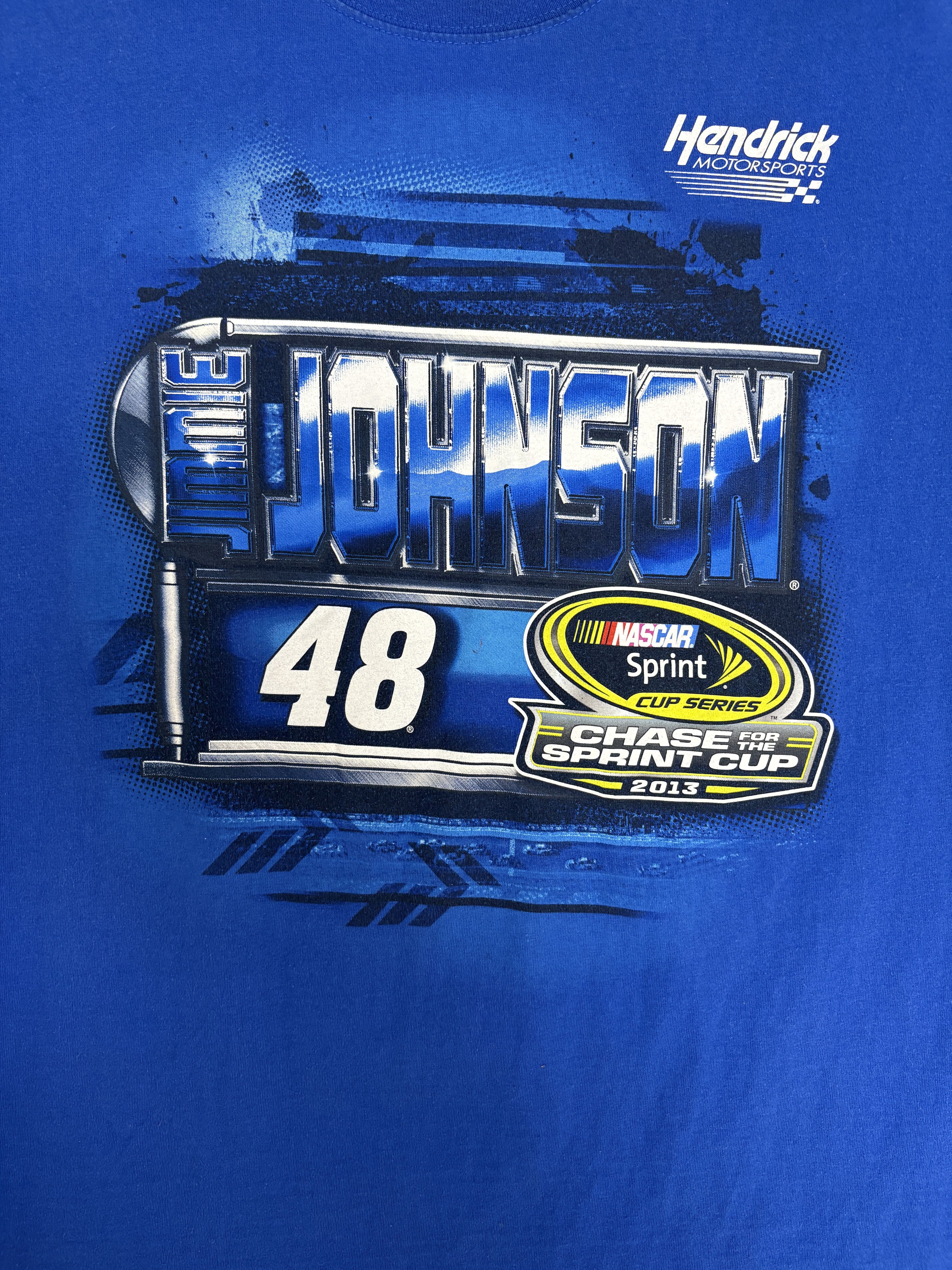 Vintage Jimmie Johnson NASCAR Sprint Cup Vintage T-Shirt Tee Size US L / EU 52-54 / 3 - 2 Thumbnail