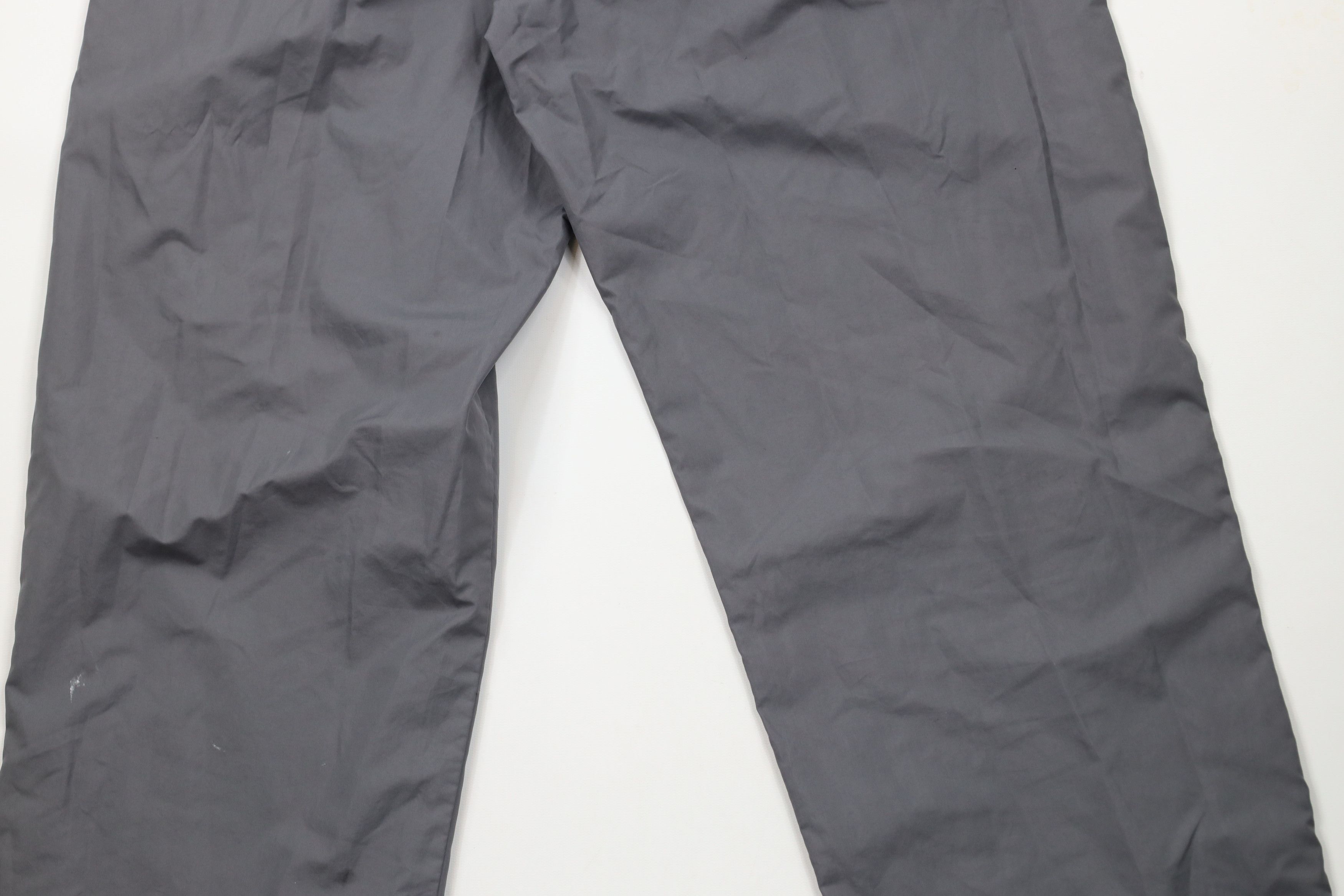 Nike × Vintage Vintage Nike Scott Mini Swoosh Wide Leg Windbreaker Pants Size US 36 / EU 52 - 13 Thumbnail