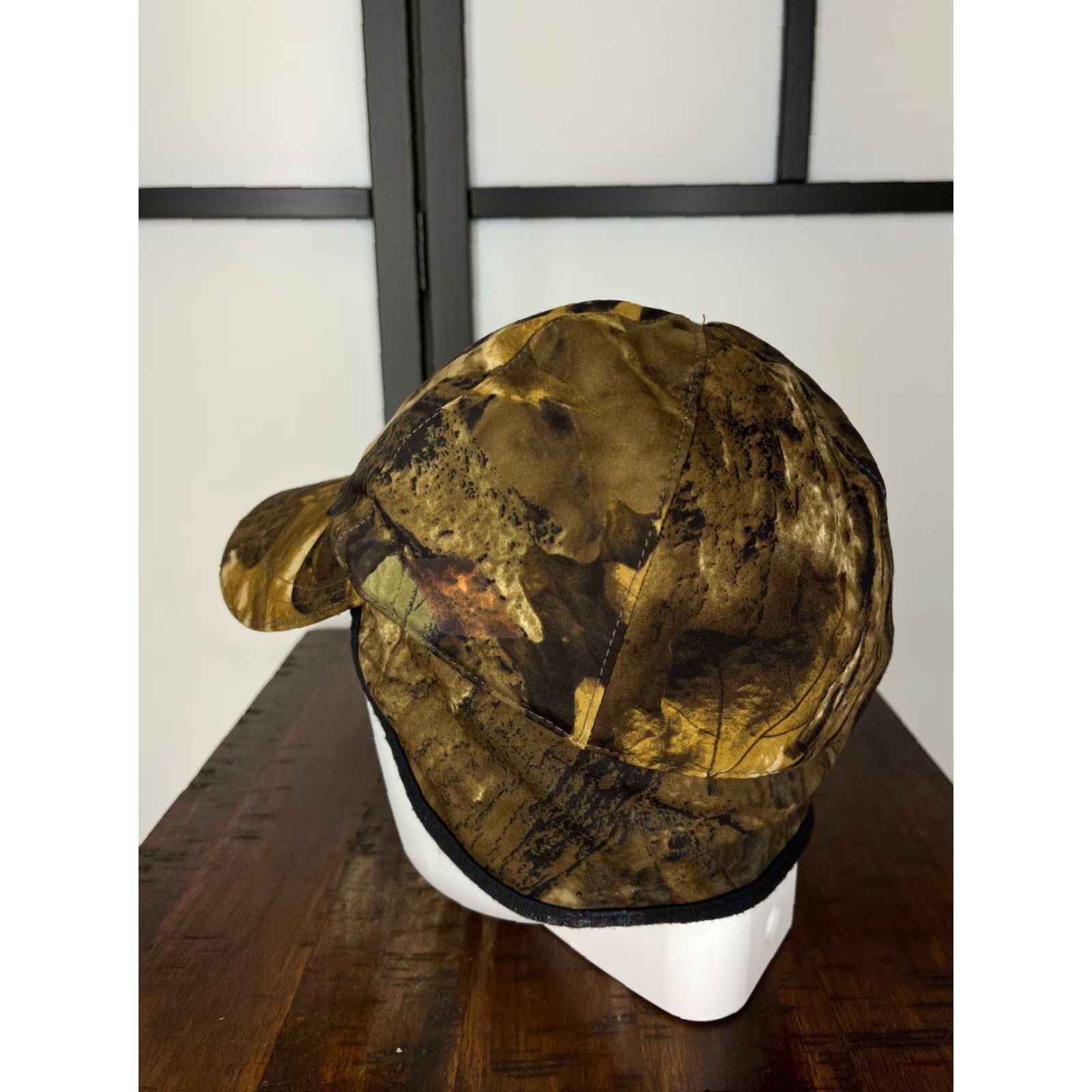 Vintage Columbia Trapper Hat Cap Fitted Adult One Size Brown Camo Polyester Camp Hunt Mens Size ONE SIZE - 5 Thumbnail