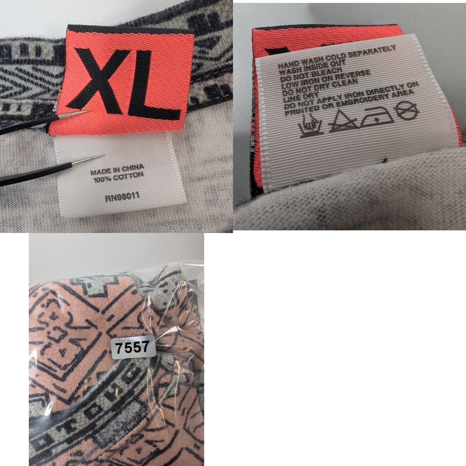 Gotcha Gotcha Surf Shirt Striped AOP Logo Crew Neck Cotton Size XL Men T-Shirt Vintage No Size US XL / EU 56 / 4 - 8 Thumbnail