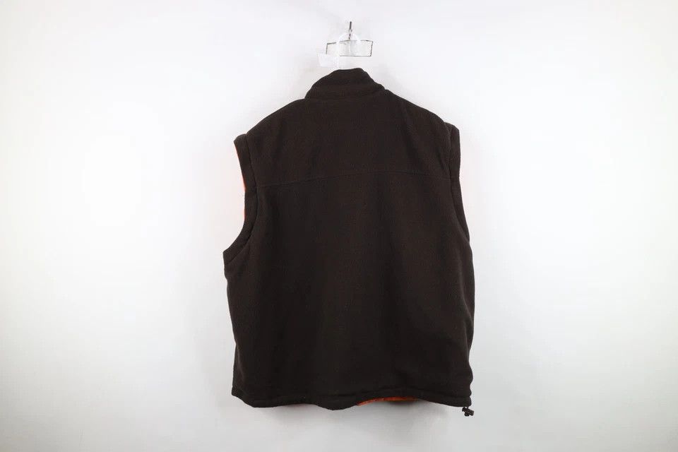 Vintage Vintage NFL Reversible Cleveland Browns Football Vest Jacket Size US XL / EU 56 / 4 - 16 Thumbnail