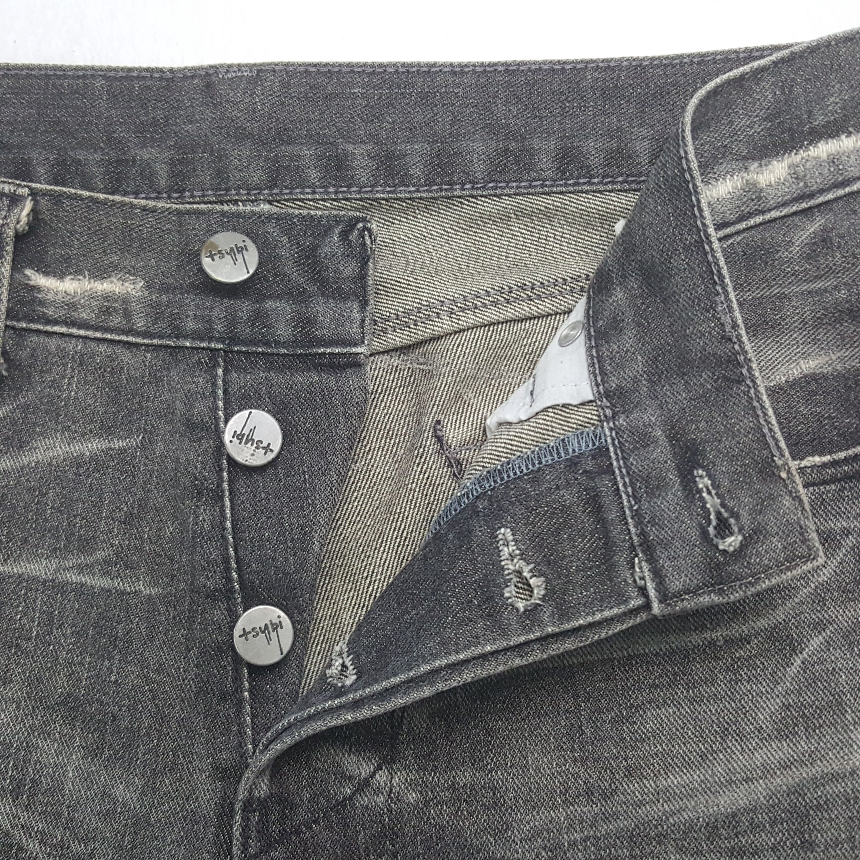 Japanese Brand Vintage Tsubi Japanese Rare Fading Style Denim Jeans RR12 Size US 33 - 7 Thumbnail