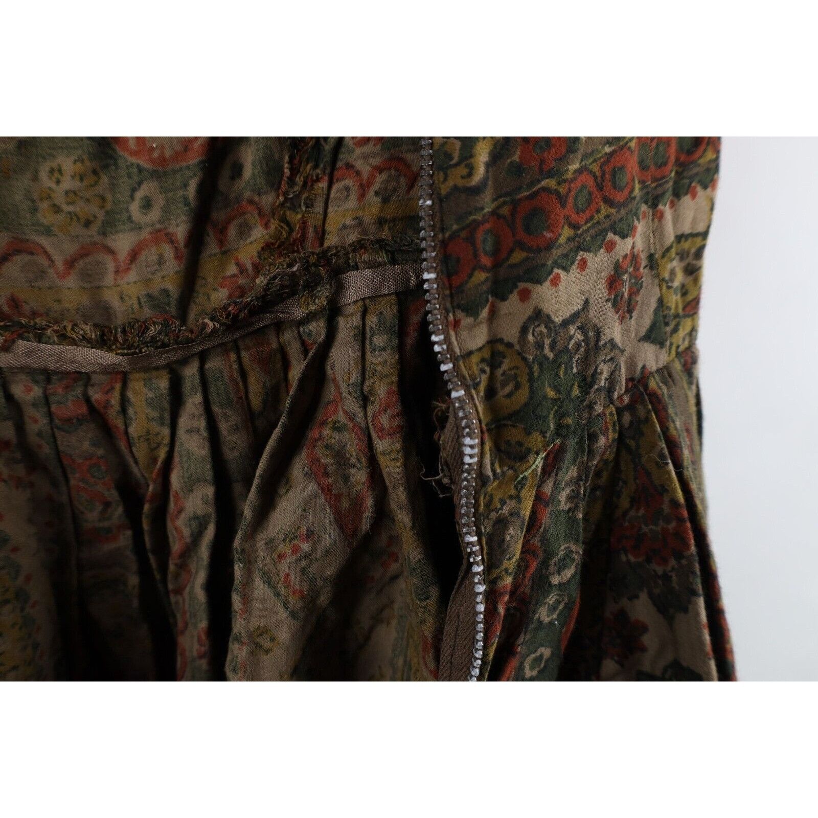 Vintage Vintage 50s 60s Mid Century Modern MCM Flower Tapestry Dress Size M / US 6-8 / IT 42-44 - 6 Thumbnail