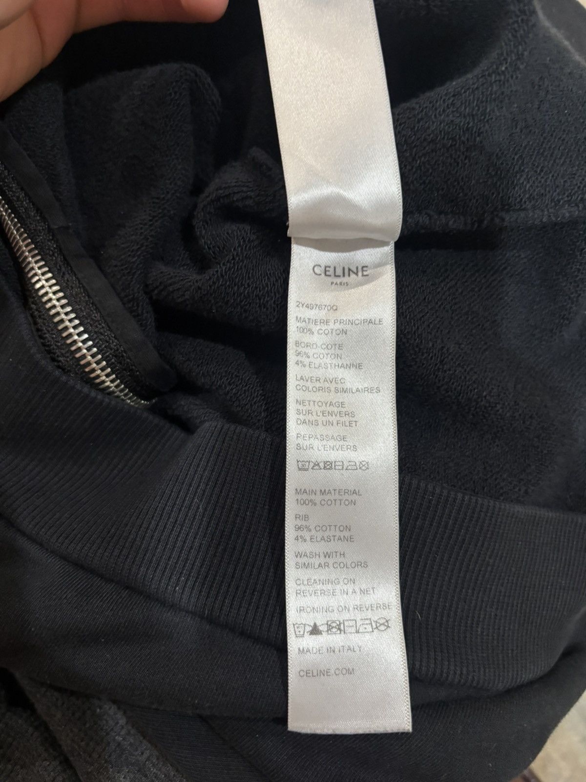 Celine Black Logo Zip Hoodie Size US L / EU 52-54 / 3 - 7 Thumbnail