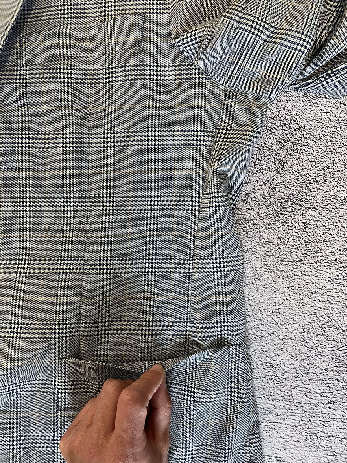 Balmain Balmain Paris Men’s Blazer Jacket Striped Wool Gray Slim Fit Size 52R - 16 Thumbnail