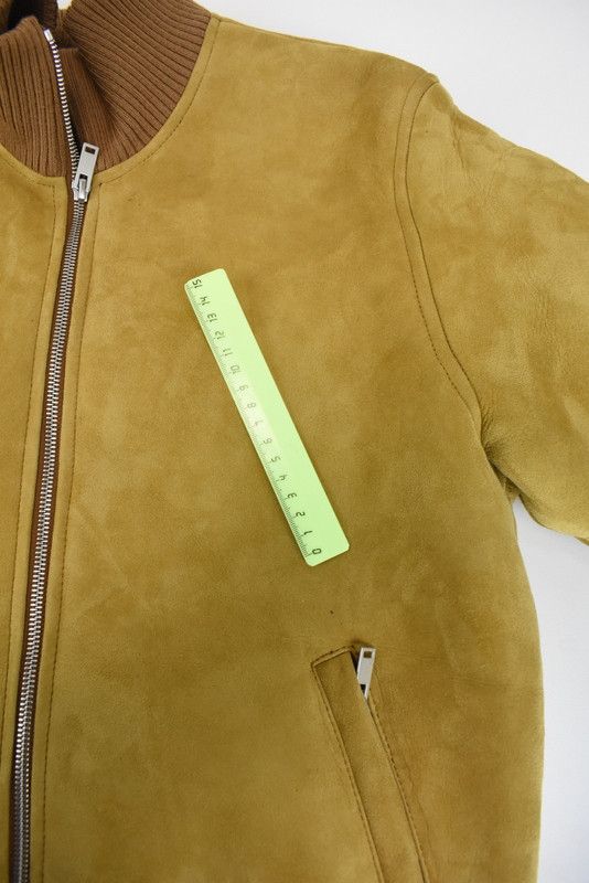 Sandro SANDRO Sheep Jacket Men SMALL Shearling Rubbed Hems Size US S / EU 44-46 / 1 - 6 Thumbnail