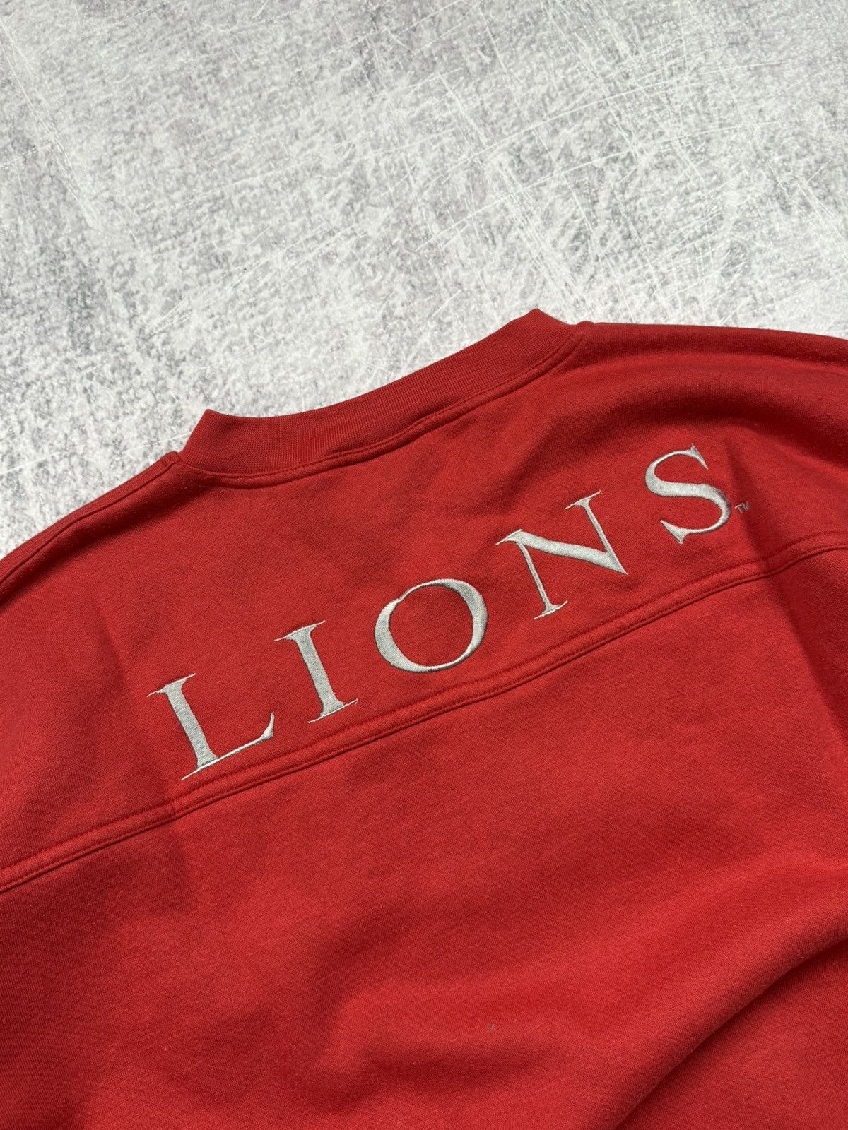 Lee 90s Red vintage Detroit Lions Lee sport oversized sweatshirt Size US XXL / EU 58 / 5 - 5 Thumbnail
