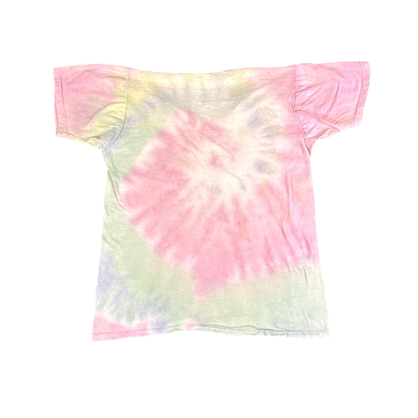 Hanes VINTAGE Tie Dye V Neck T Shirt Women’s 70s Size S Pink Short Sleeve Beaded Pattern Casual" Size S / US 4 / IT 40 - 2 Thumbnail