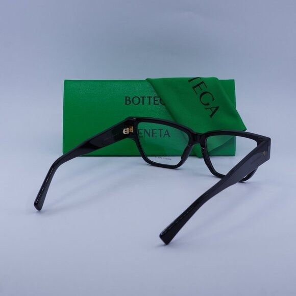 Bottega Veneta Bottega Veneta BV1288O 001 Eyeglasses Black Cat Eye 55mm Size ONE SIZE - 10 Thumbnail