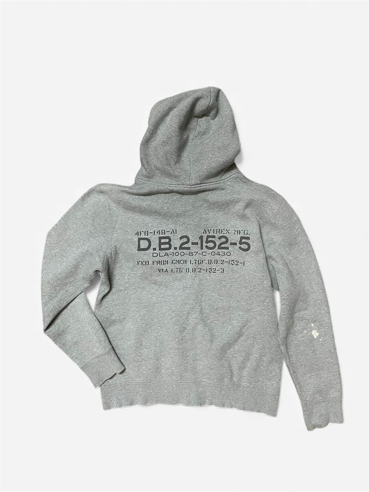 Avirex avirex grey hoodie Size US L / EU 52-54 / 3 - 3 Thumbnail