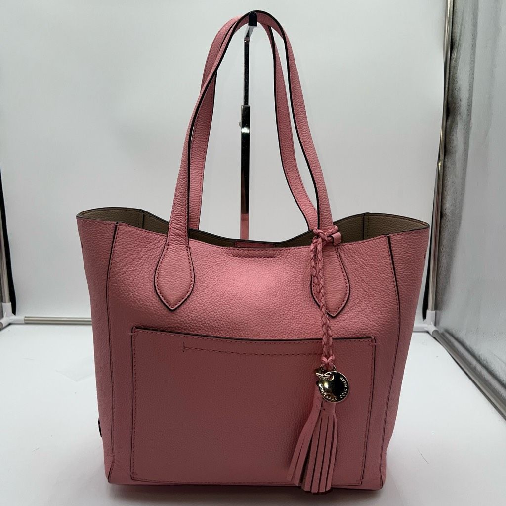 Cole Haan Cole Haan Leather Tote With Braided Tassel and Gold Button B Size ONE SIZE - 1 Thumbnail
