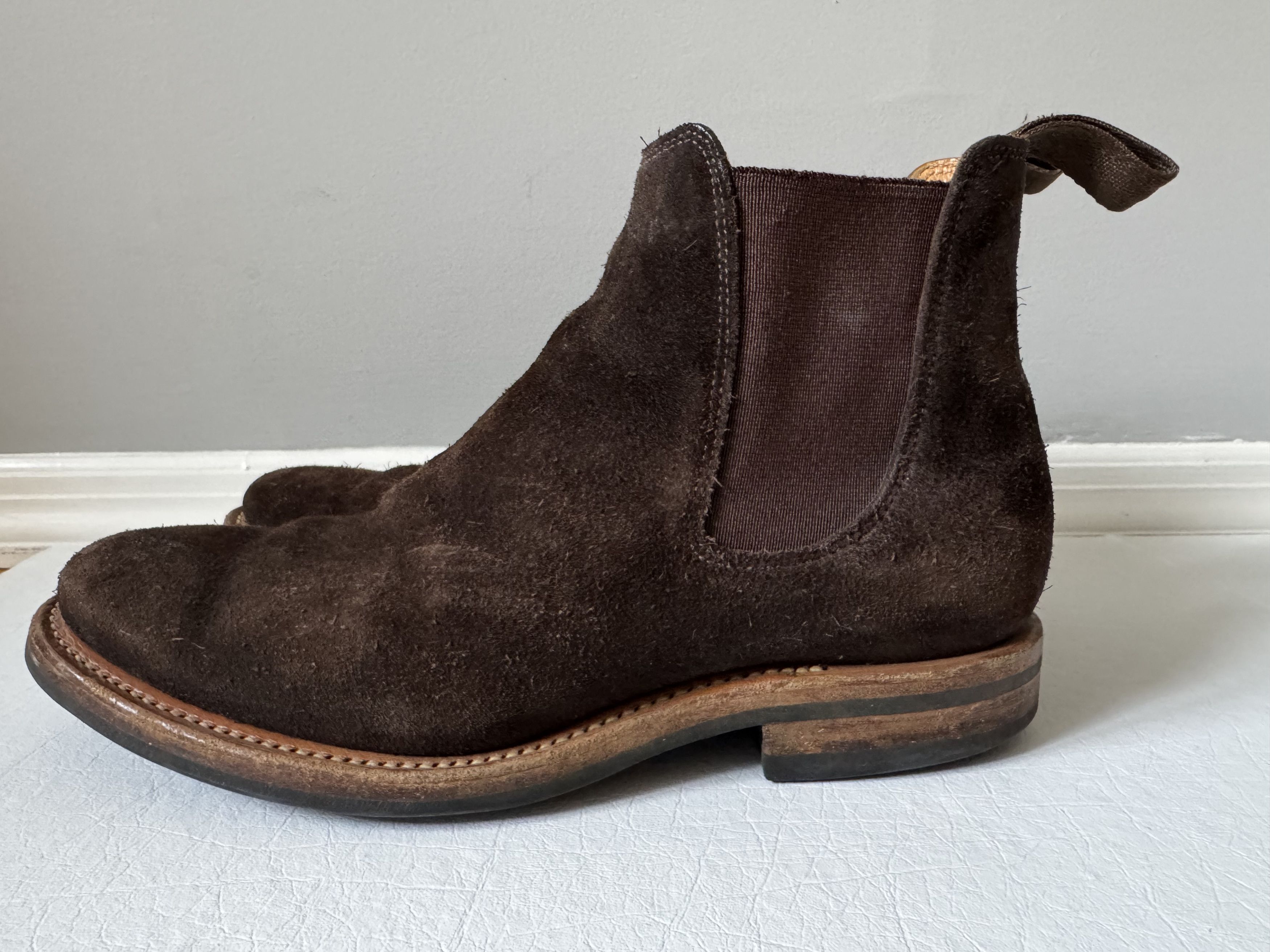 Viberg Chelsea Suede Cafe Arabica Size US 7 / EU 40 - 3 Thumbnail