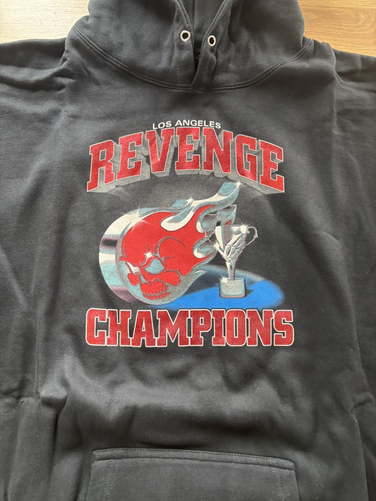 Revenge Revenge Champions Trophy Black Hoodie Size US XXL / EU 58 / 5 - 4 Thumbnail