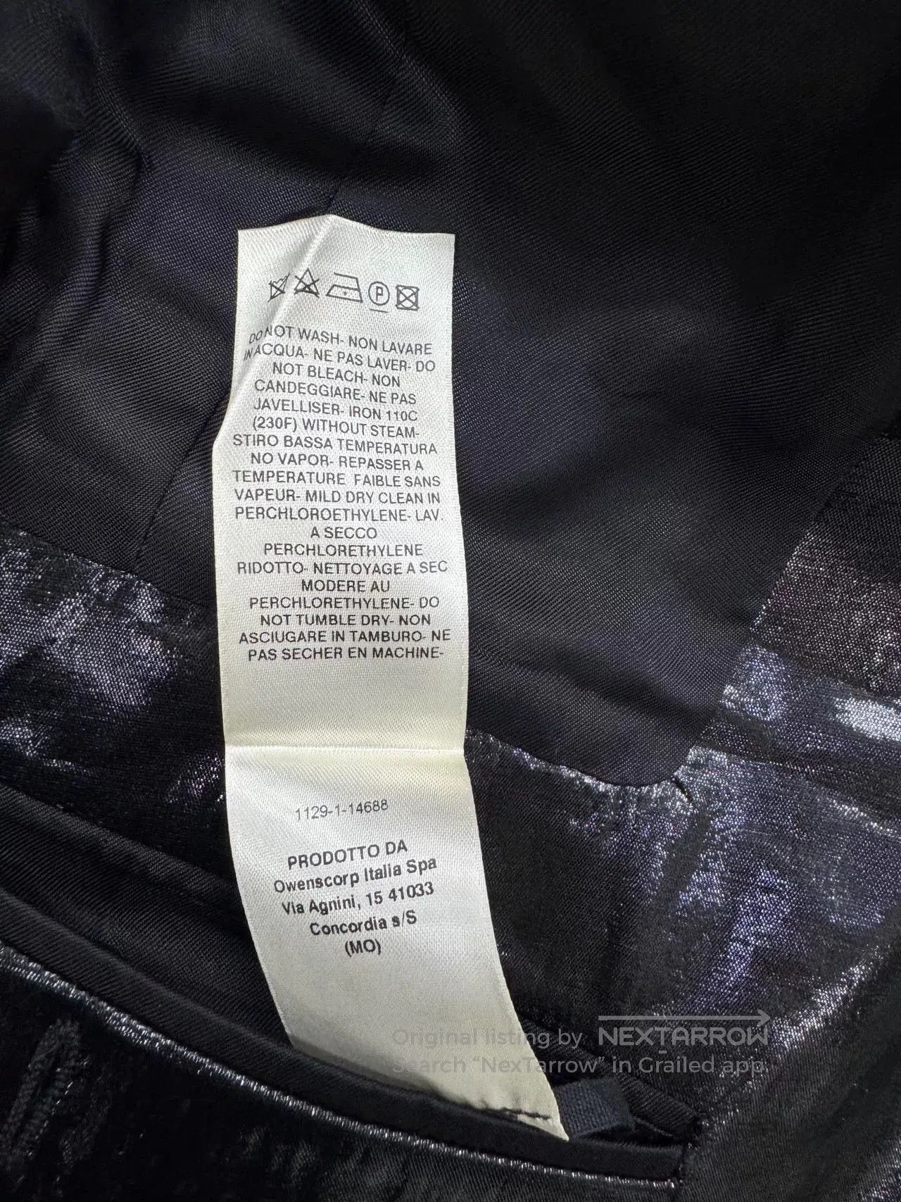 Rick Owens Rick Owens Glossy Suit Jacket. Size US XXS / EU 40 - 9 Thumbnail