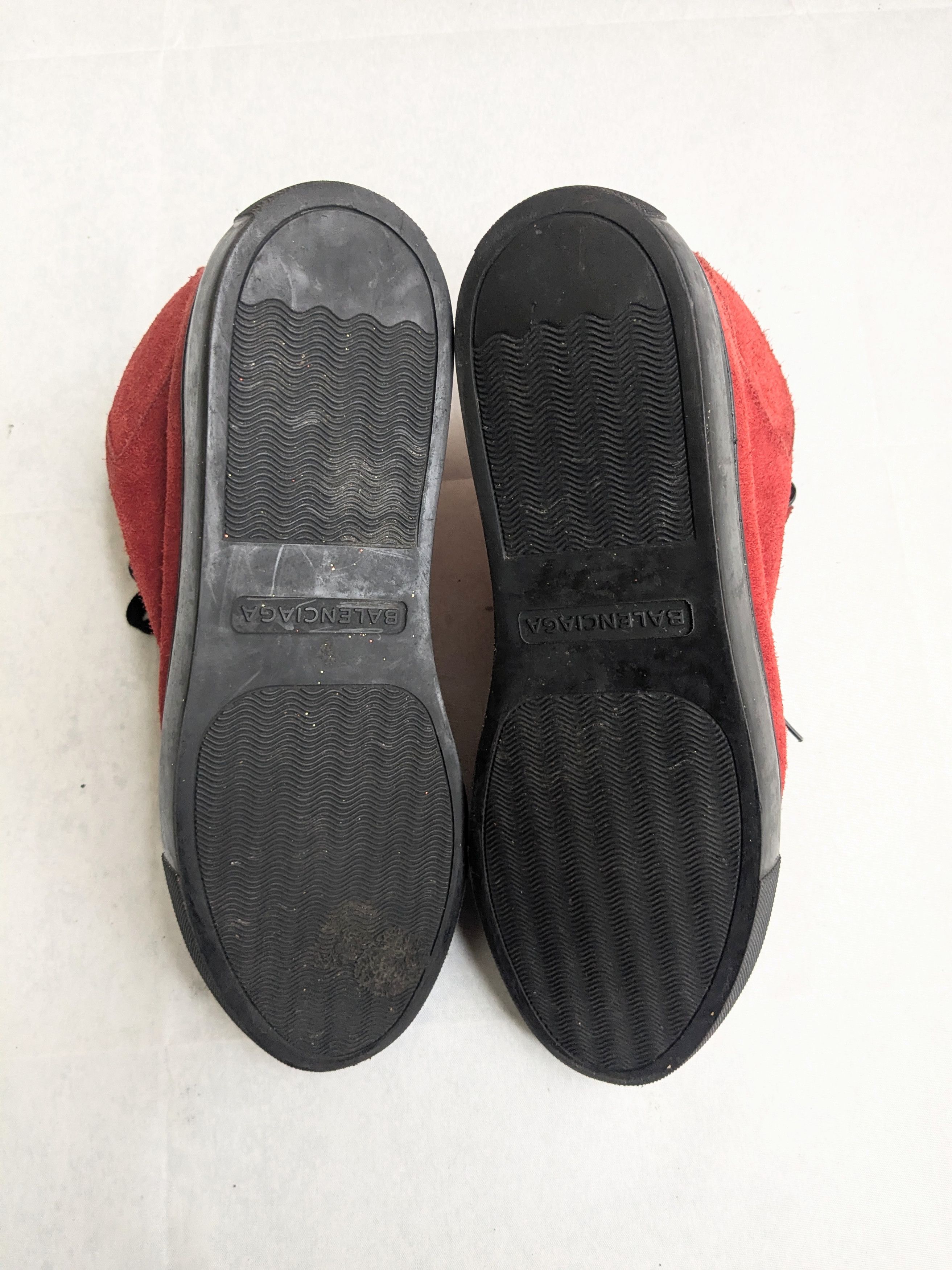 Balenciaga Balenciaga Arena Red Suede 10 High Tops Black Size US 10 / EU 43 - 9 Thumbnail