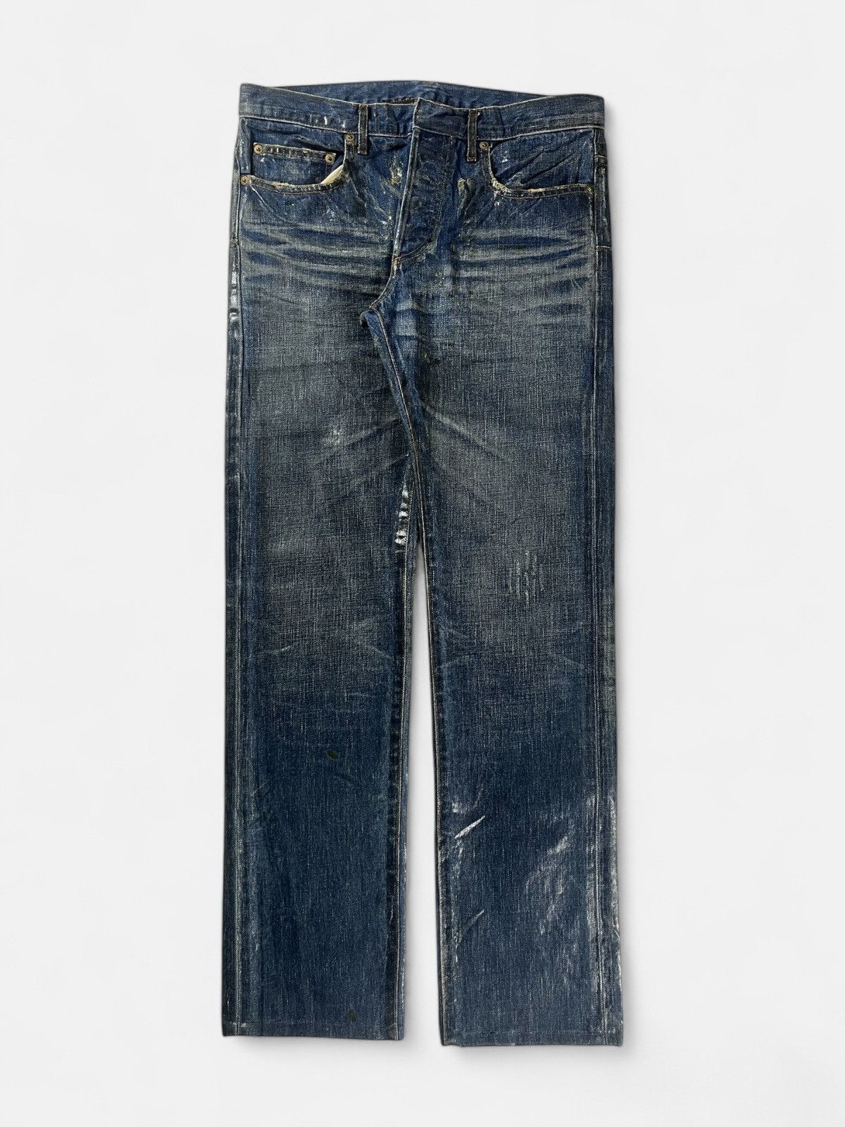 Jeans Dior Homme Ss06 Derby SS06 Dior Homme Dirty Snow Marble