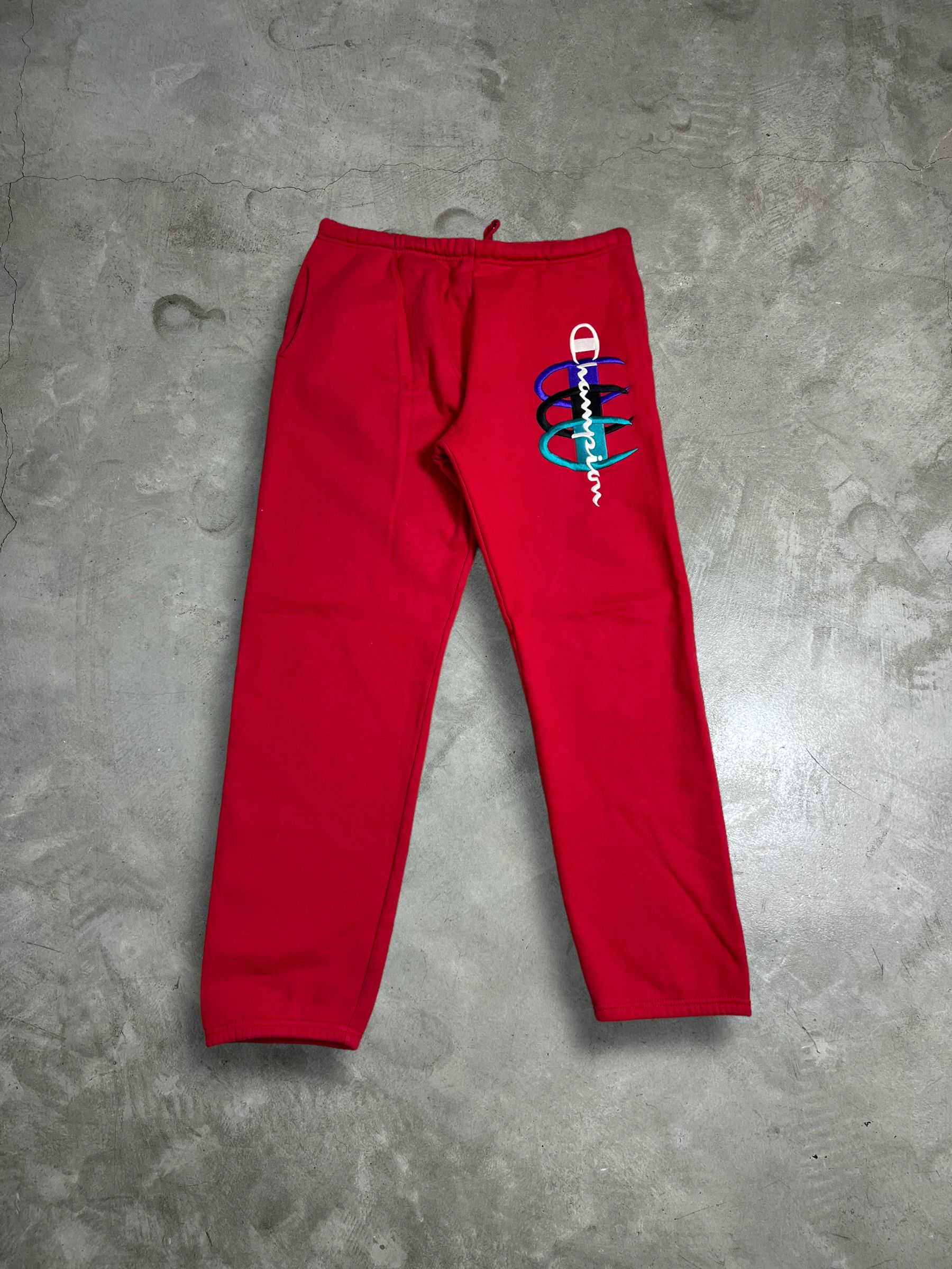 Champion Supreme Stacked C Sweatpant | Grailed