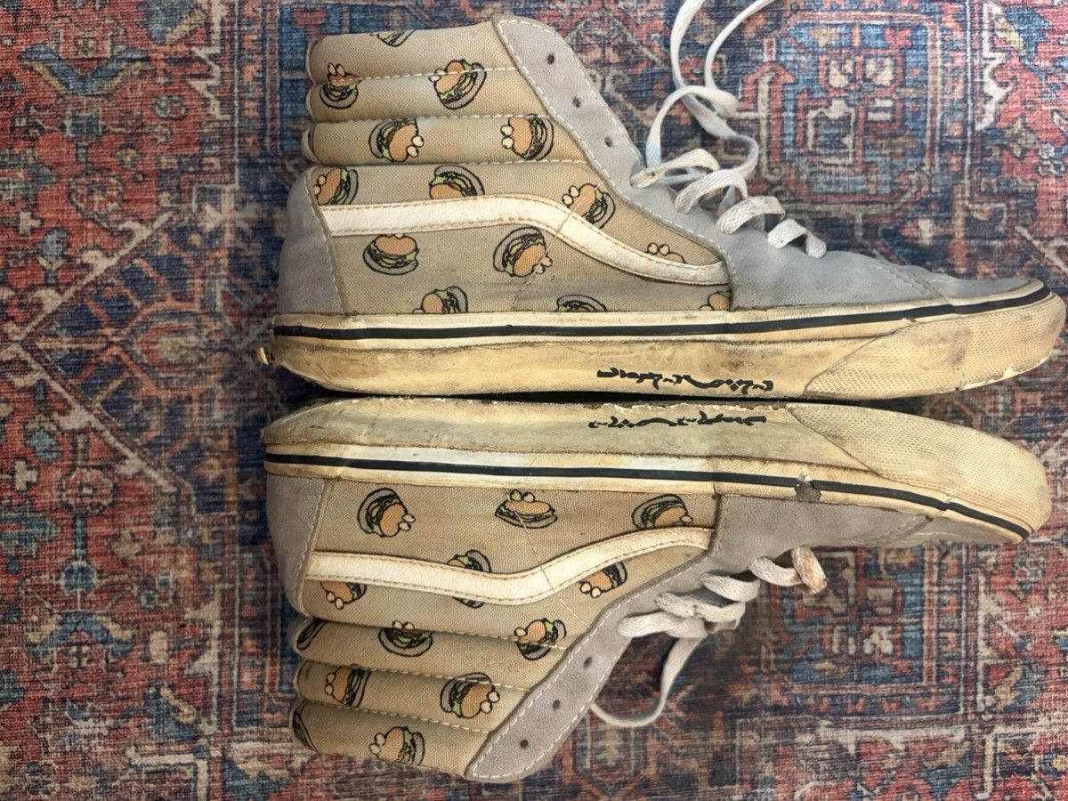 Undercover × Vans 2002 HAZE x Vans Sk8-Hi Burger Print ultra rare
