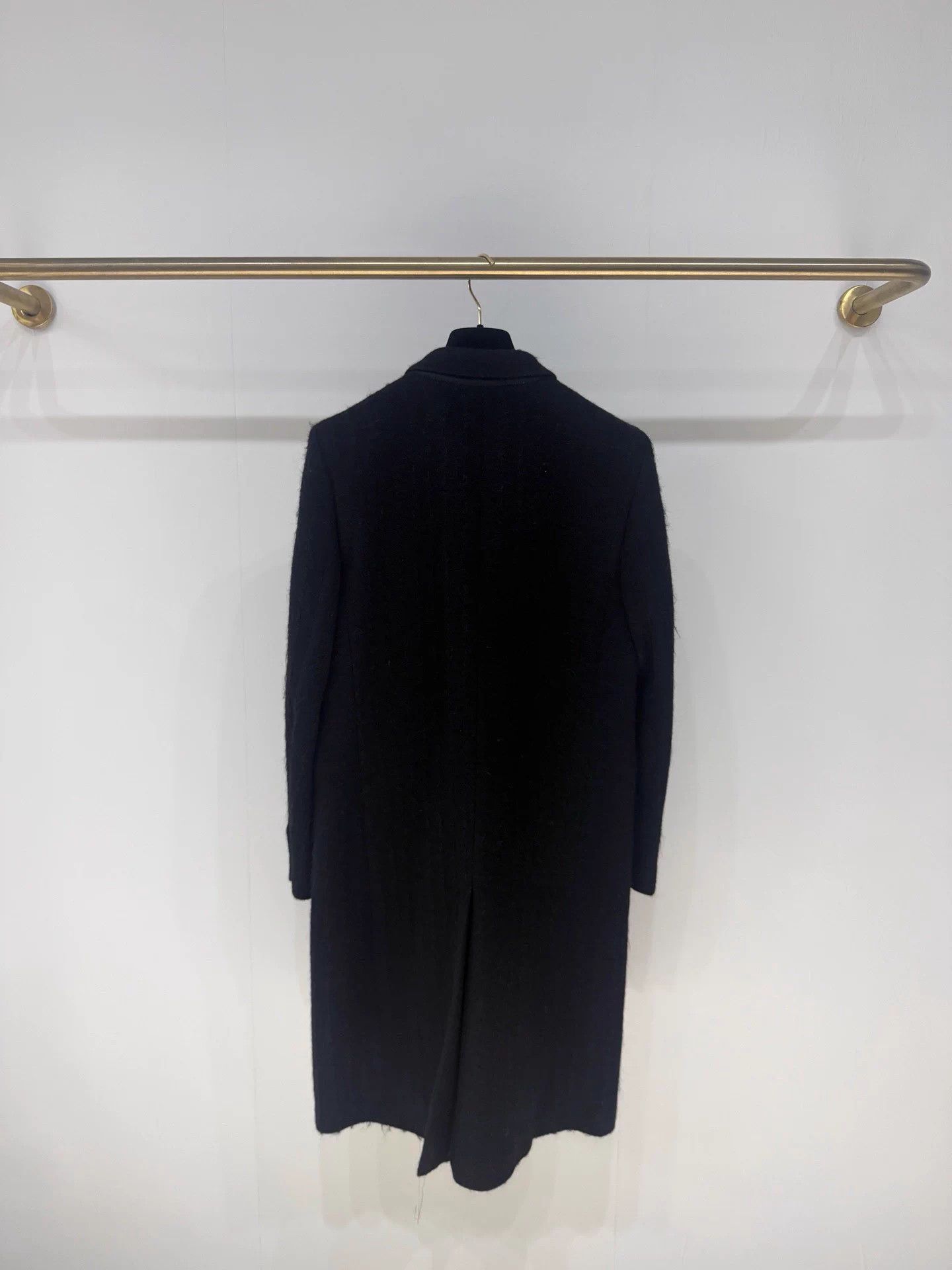 Saint Laurent Paris SLP Mohair Wool Three Button Straight Collar Overcoat 99 New Size M / US 6-8 / IT 42-44 - 4 Thumbnail