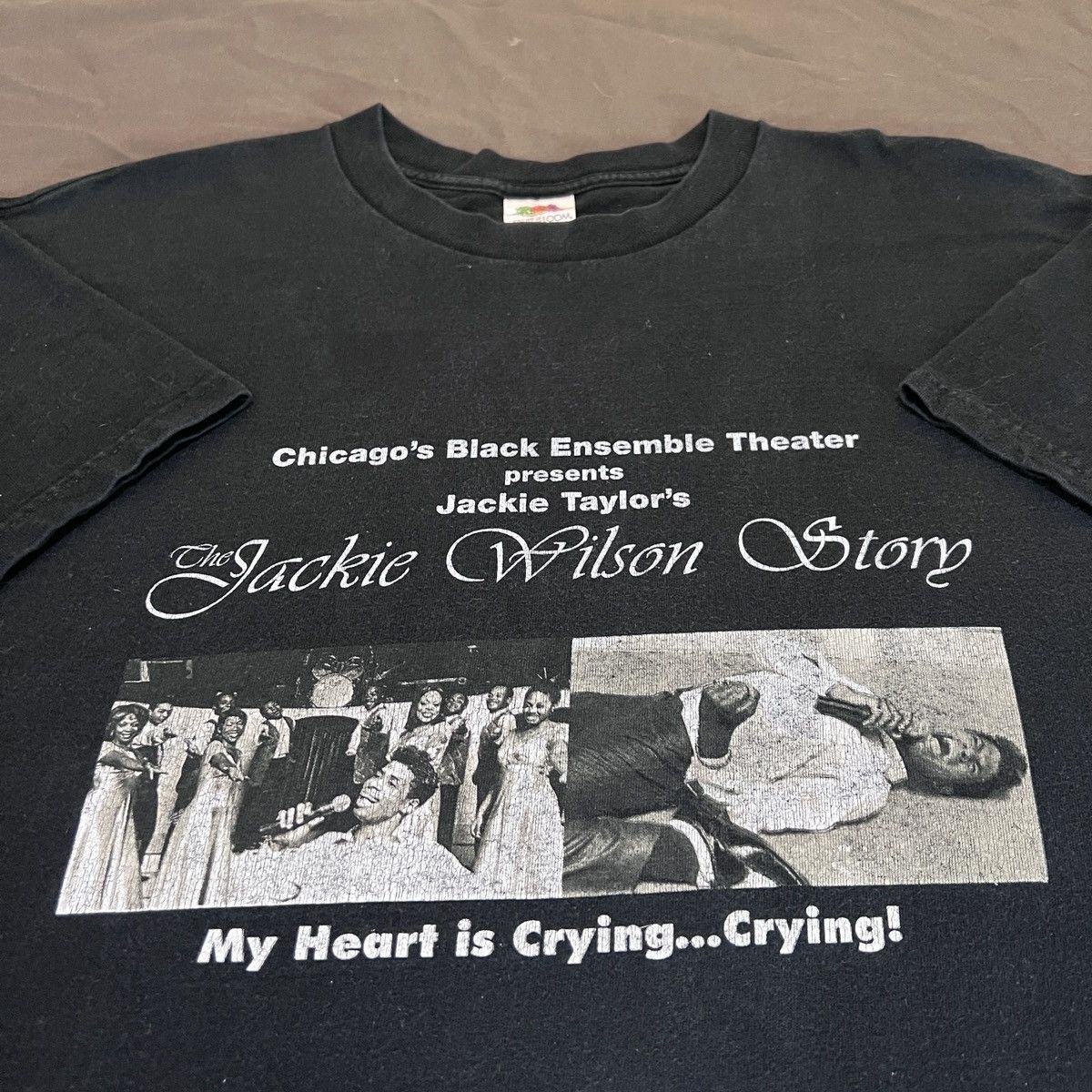 Band Tees × Rap Tees × Vintage Vintage Y2K Jackie Wilson Promo Tee XL Faded R&B Soul Size US XL / EU 56 / 4 - 1 Thumbnail