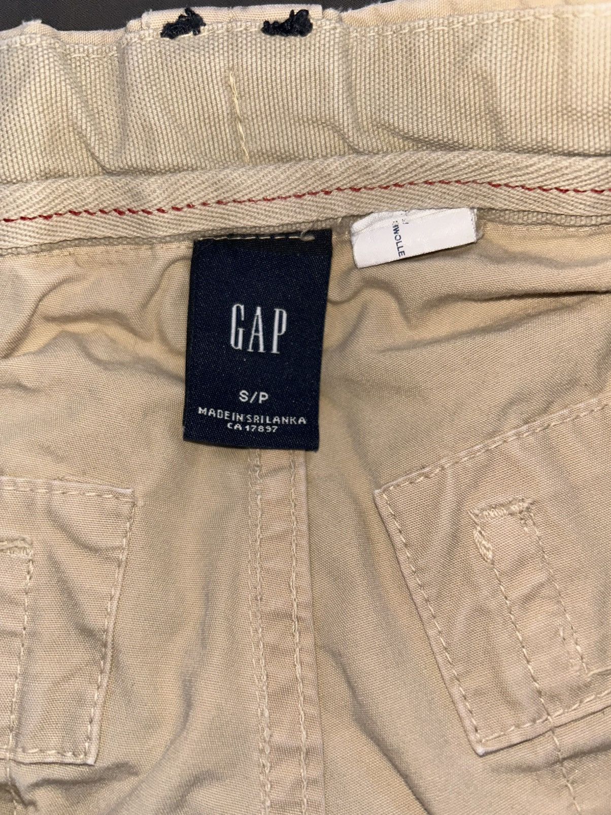 Gap × Vintage Vintage Beige Cargo Pants Size US 31 - 2 Thumbnail