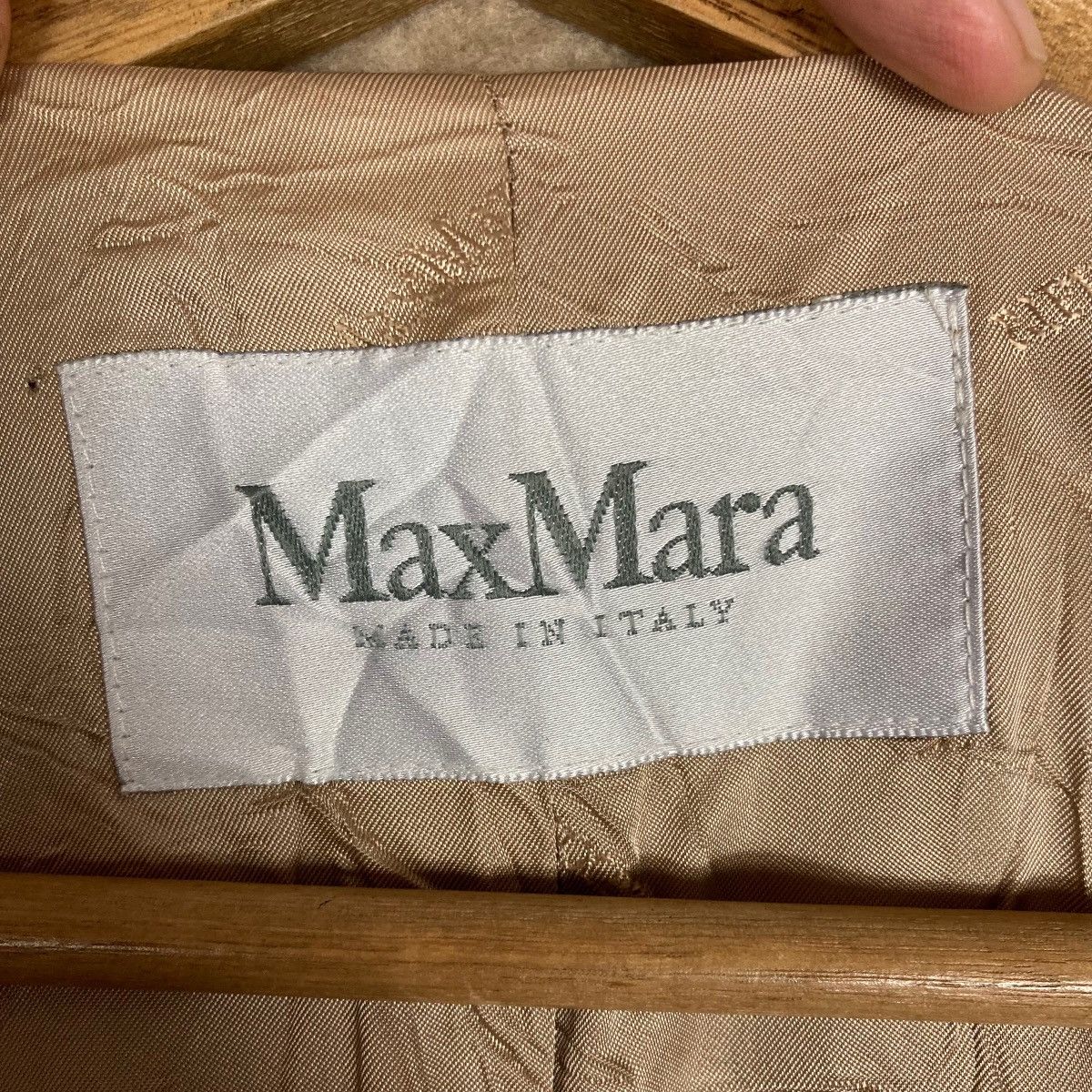 Max Mara Max Mara Womenswear Flat Button Medium Long Coat Wool Jacket Size S / US 4 / IT 40 - 8 Thumbnail