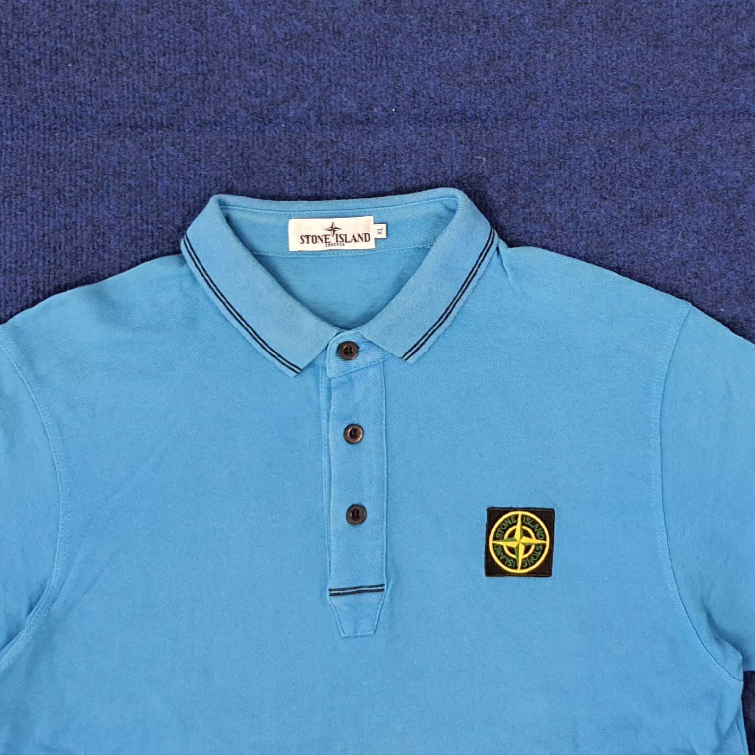Stone Island Vintage Stone Island 2990556 Polo Shirt C249N71 Size US M / EU 48-50 / 2 - 2 Thumbnail